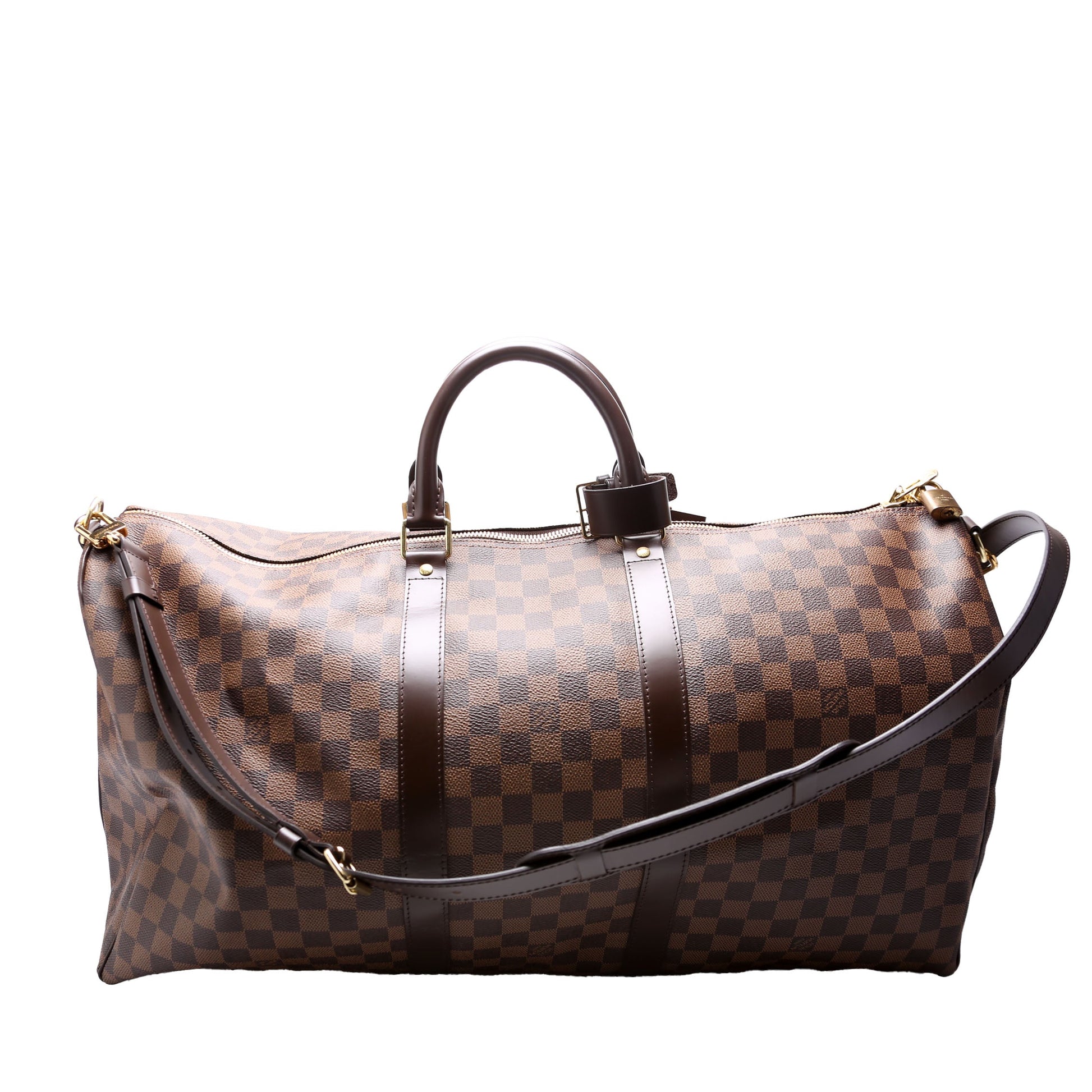 Louis Vuitton Keepall 55 Damier Ebene Bandouliere