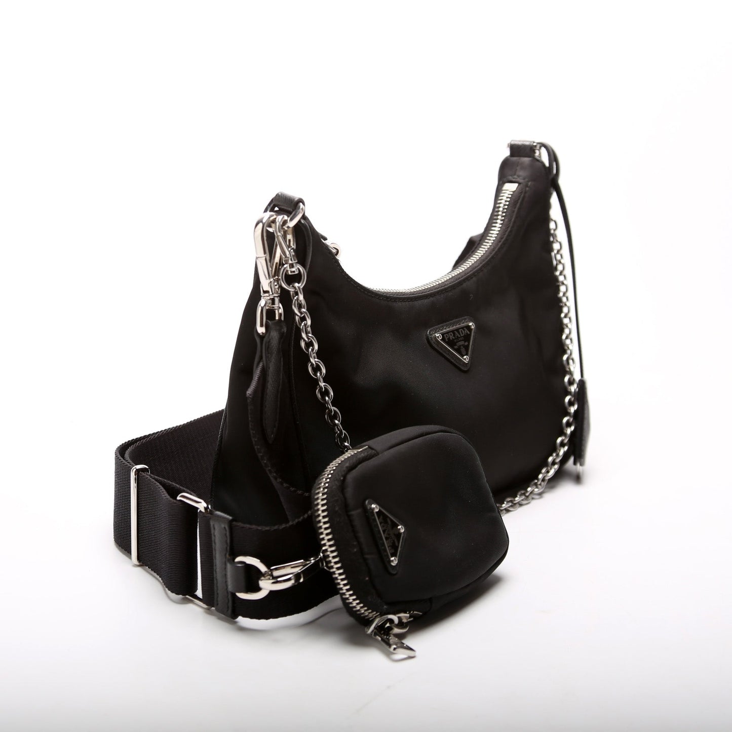 Prada Nylon Re-Edition 2005 Shoulder Black Bag