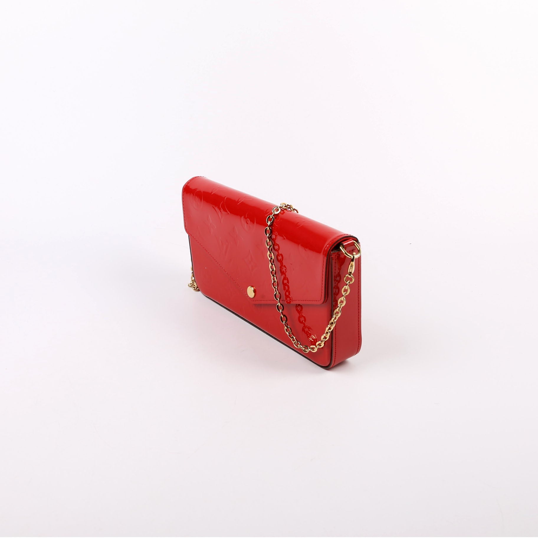 Louis Vuitton Pochette Felicie Vernis Red