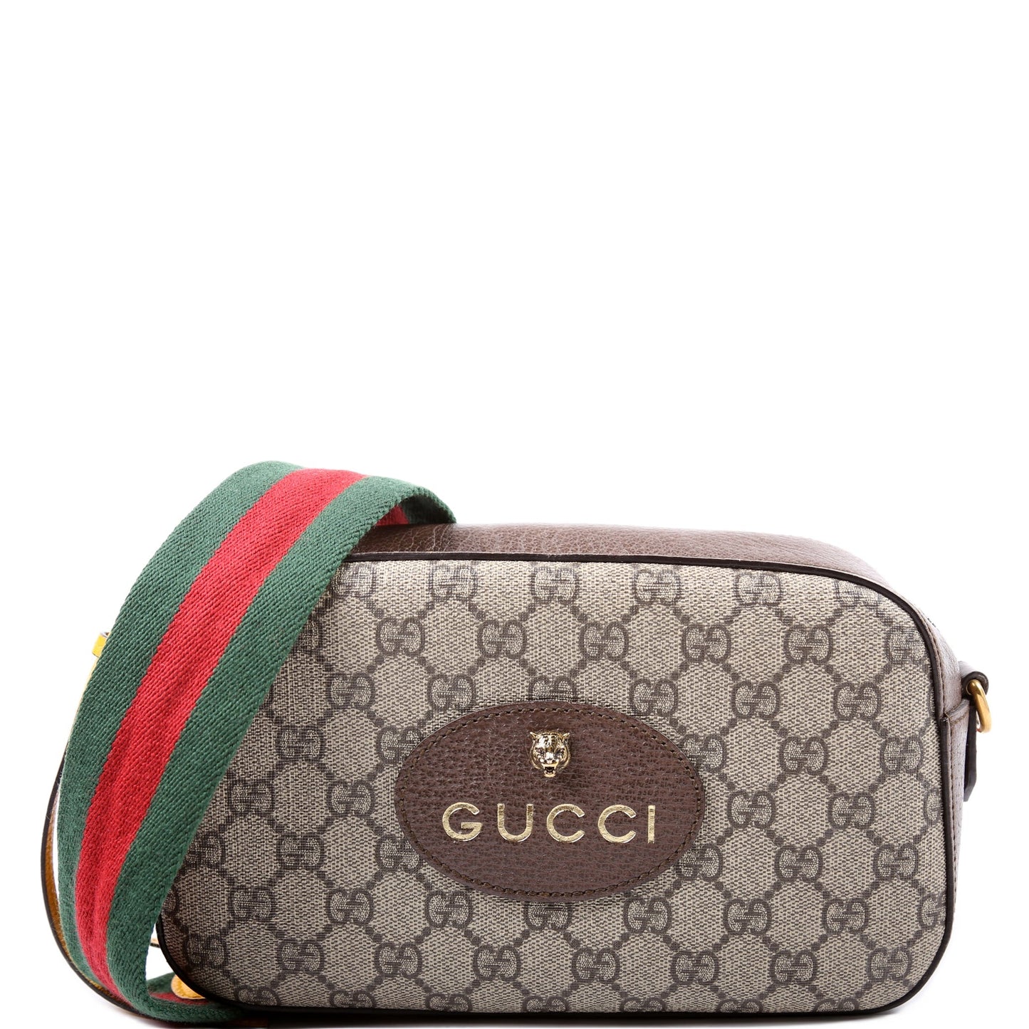 Gucci 476466 GG Supreme Messenger Brown Bag