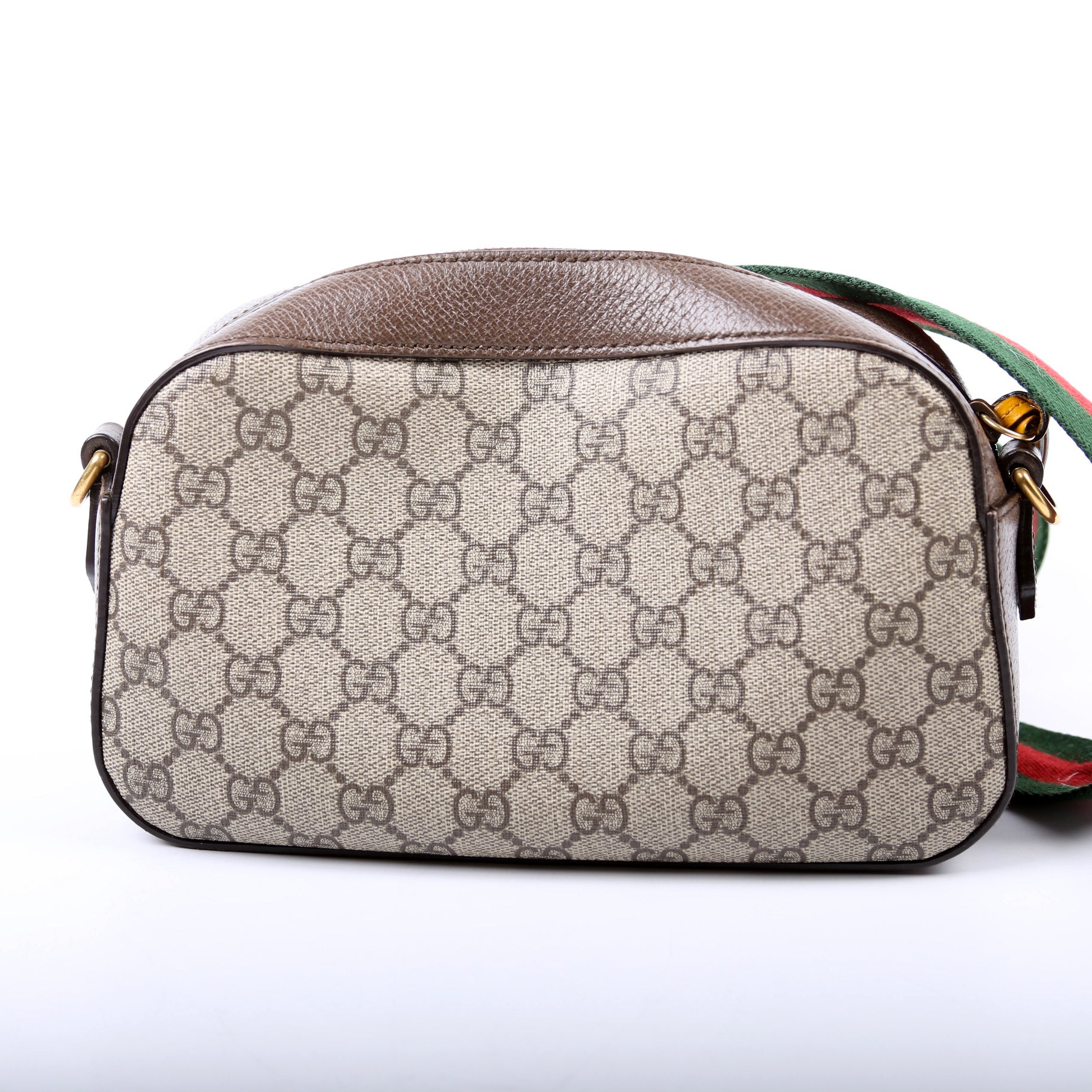 Gucci 476466 GG Supreme Messenger Brown Bag