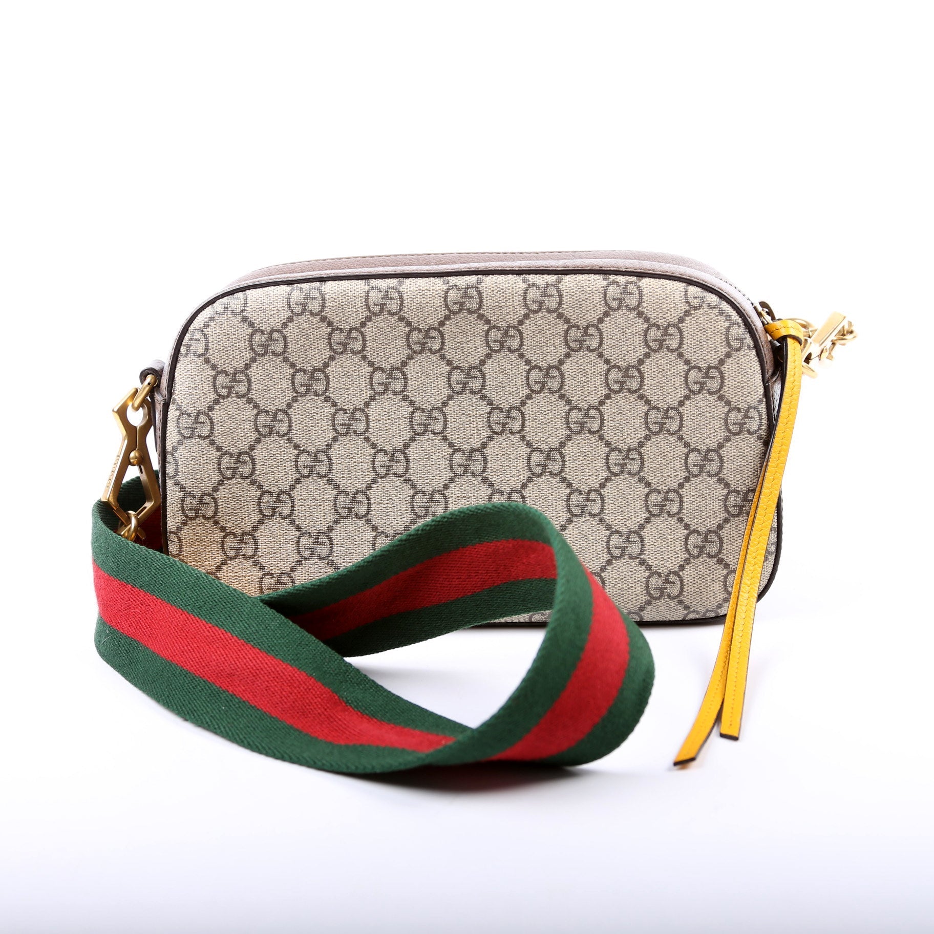 Gucci 476466 GG Supreme Messenger Brown Bag