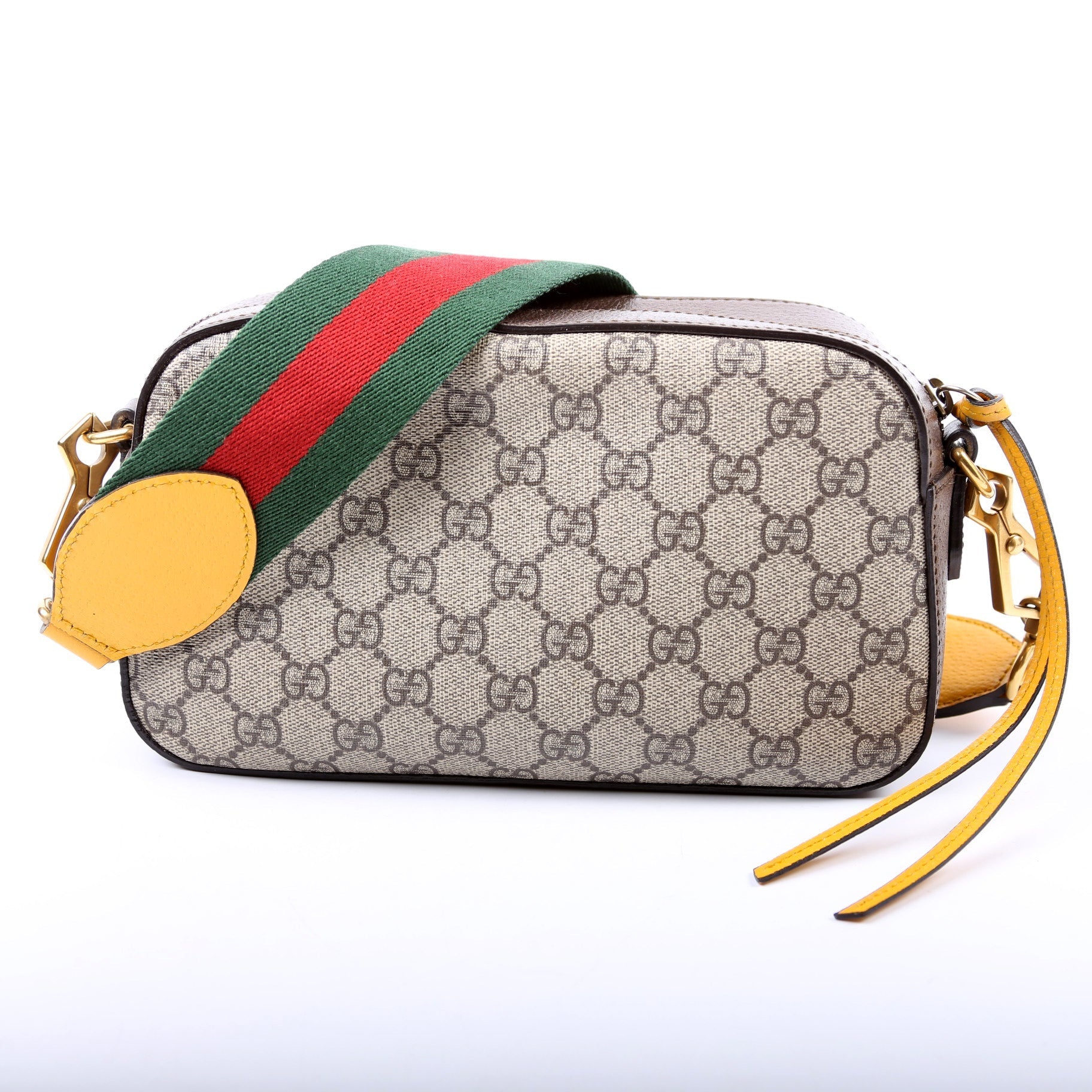 Gucci 476466 GG Supreme Messenger Brown Bag
