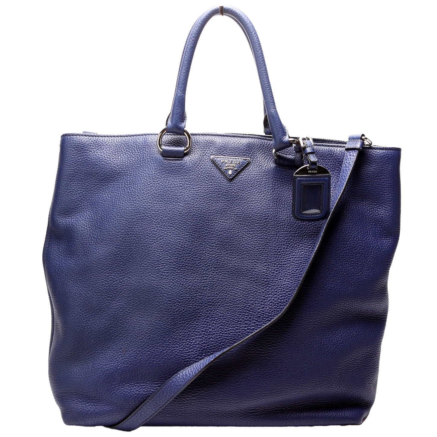 Prada BN1713 Soft Calf Large Shopping Tote Bag