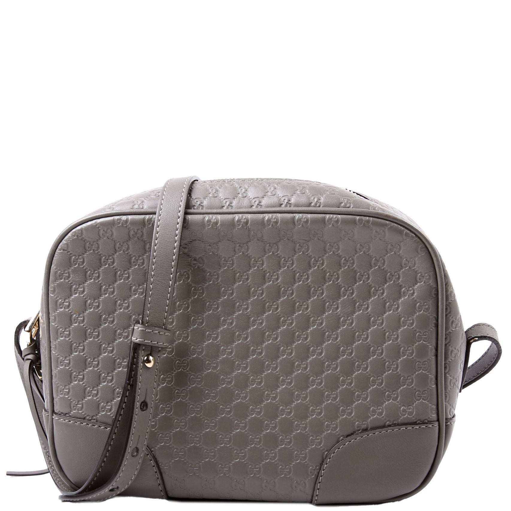 Gucci 449413 Bree Gccssma Crossbody Grey Bag