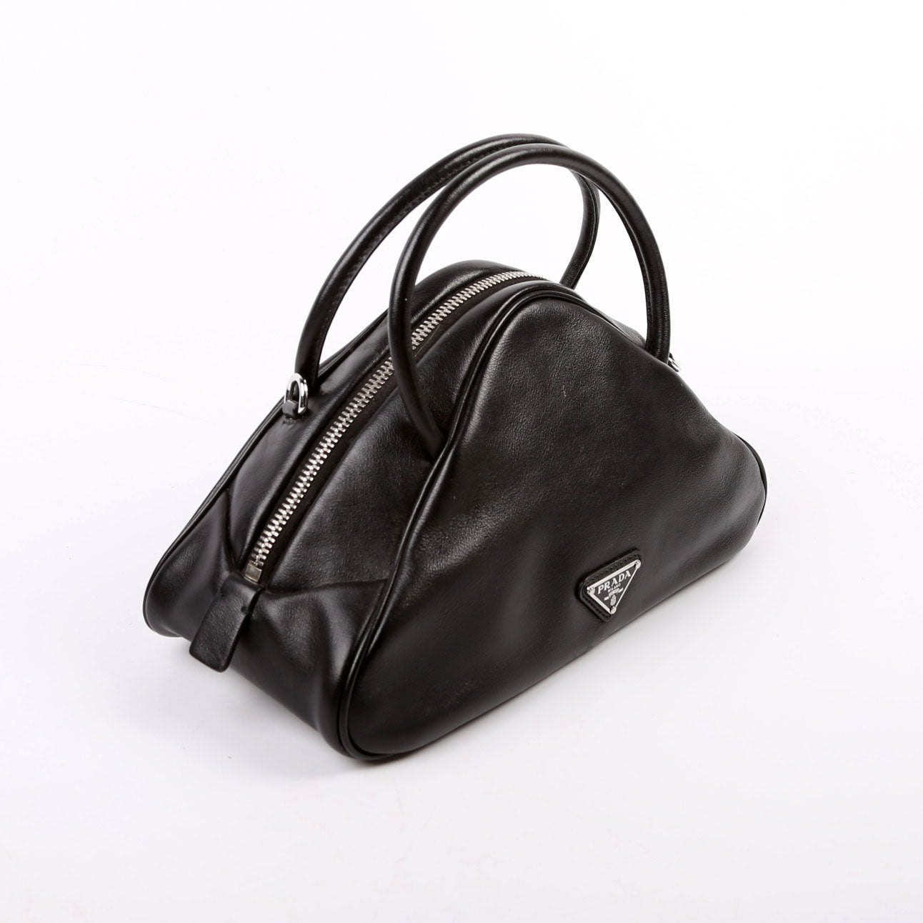 Prada Grace Lux Triangle Top Handle Shoulder Bag