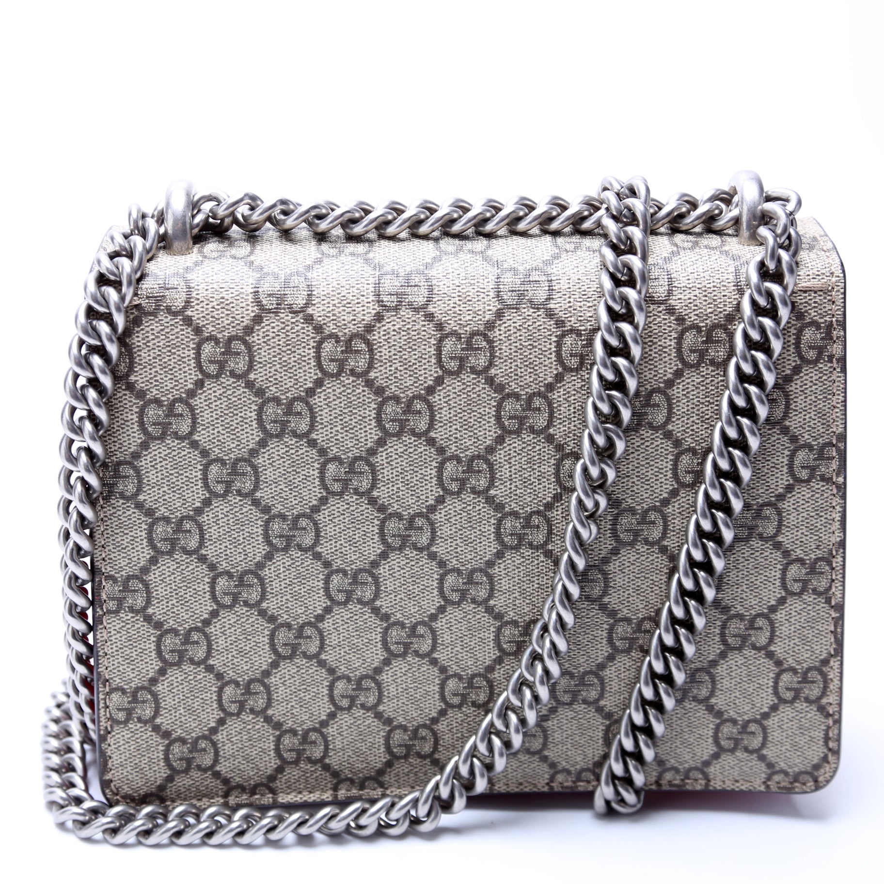 Gucci 421970 Dionysus GG Shoulder Mini Red Bag