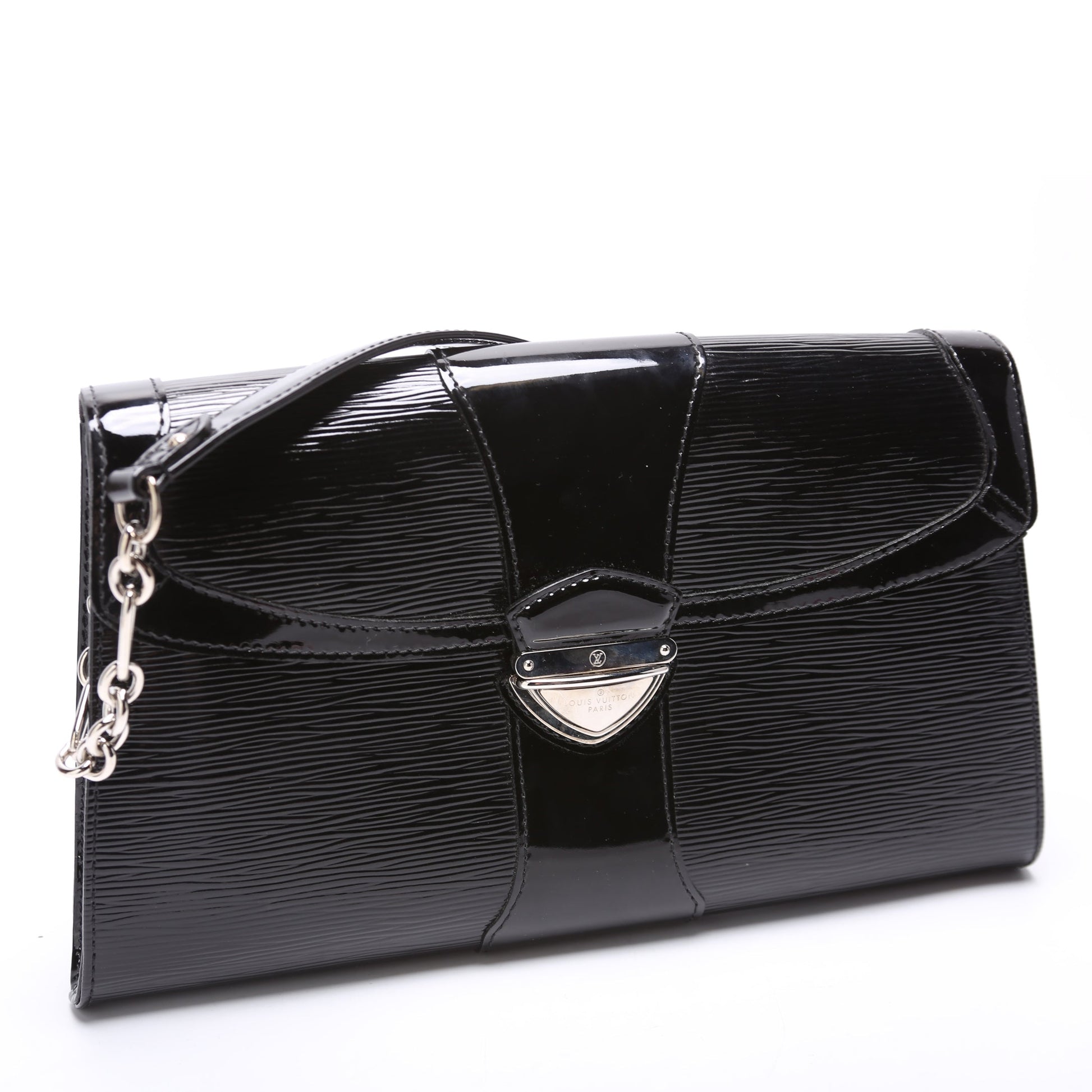 Louis Vuitton Lena Chain Pochette Epi Electric Black