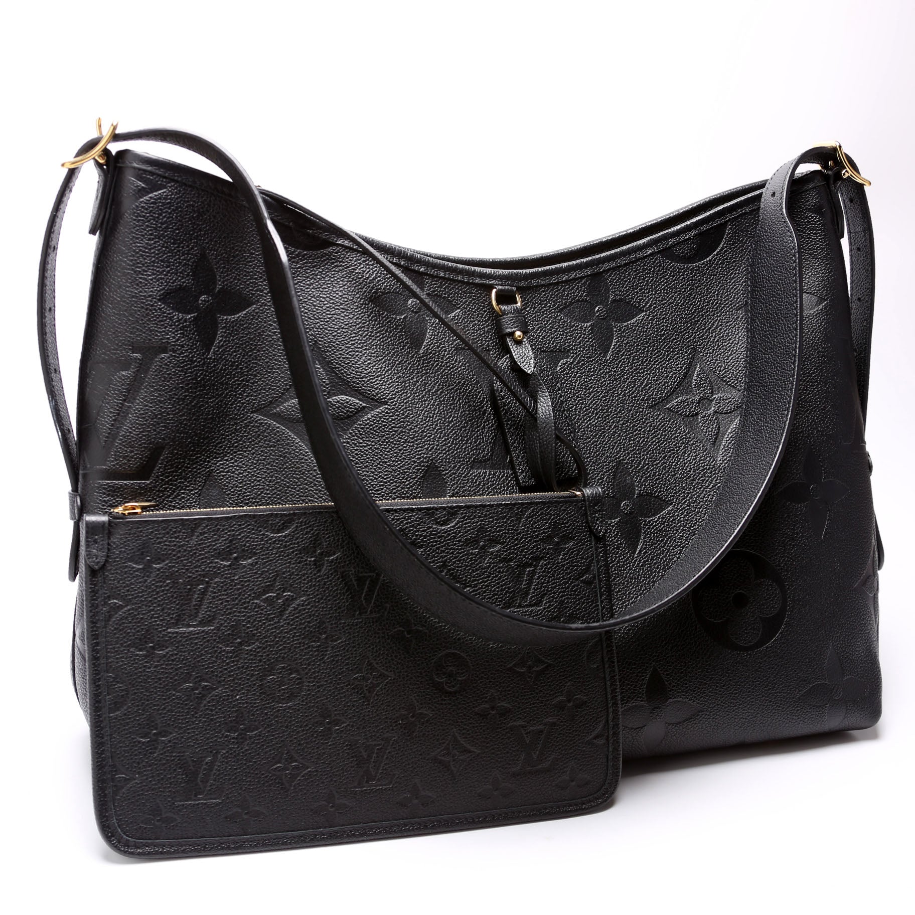 Louis Vuitton Carryall MM Zip Empreinte Black