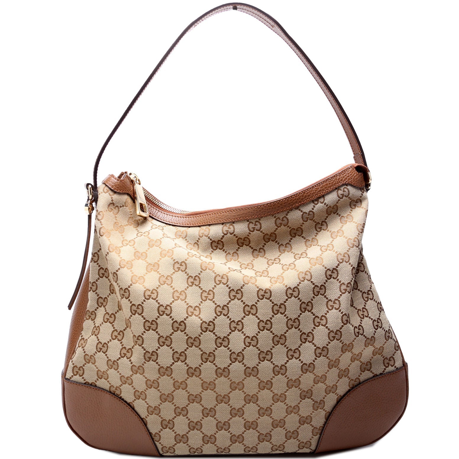Gucci 449244 GG Canvas Bree Hobo Bag