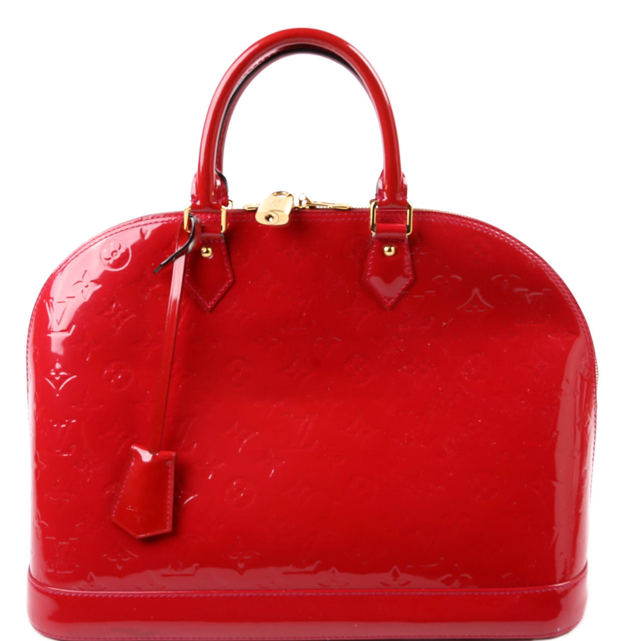 Louis Vuitton Alma GM Vernis Red
