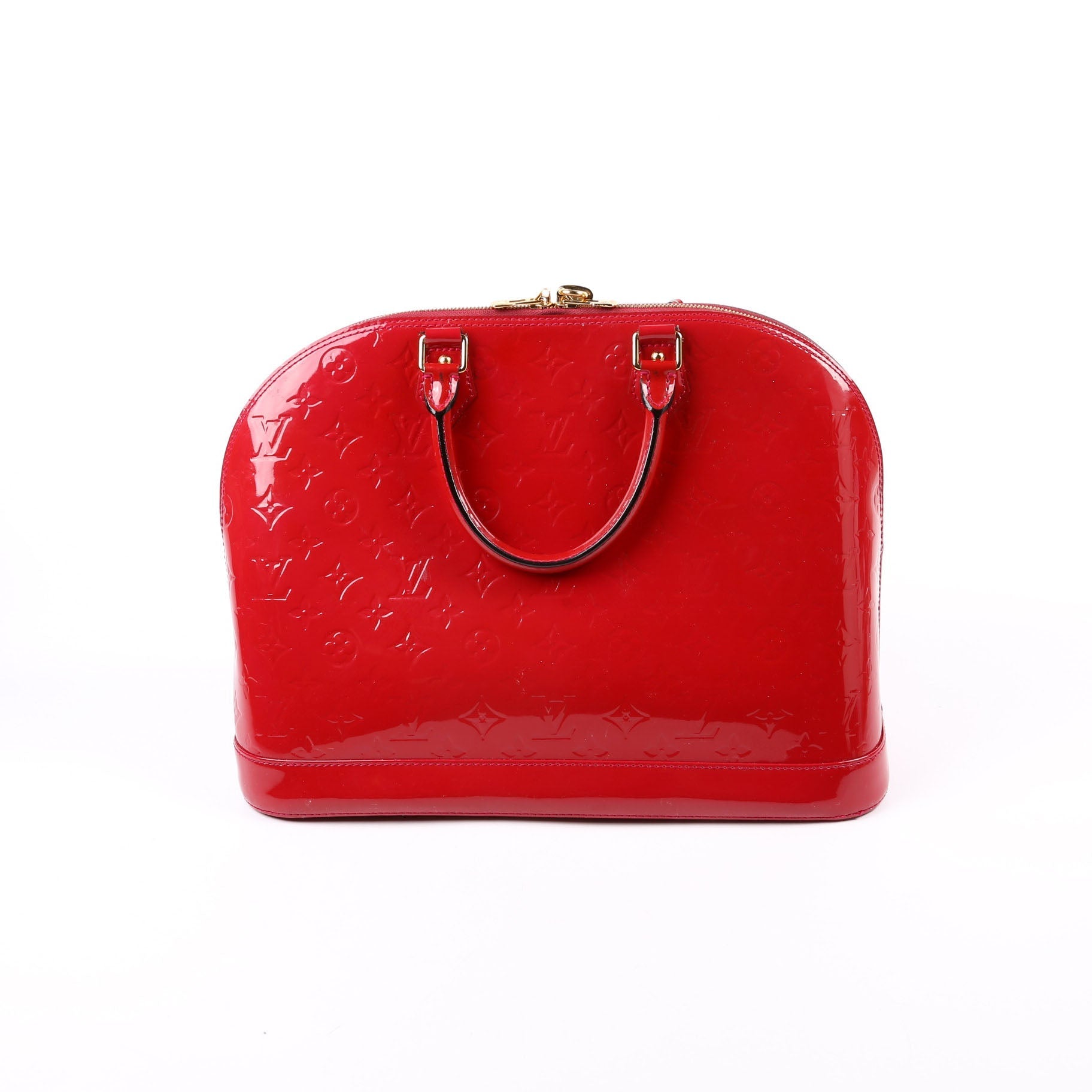 Louis Vuitton Alma GM Vernis Red