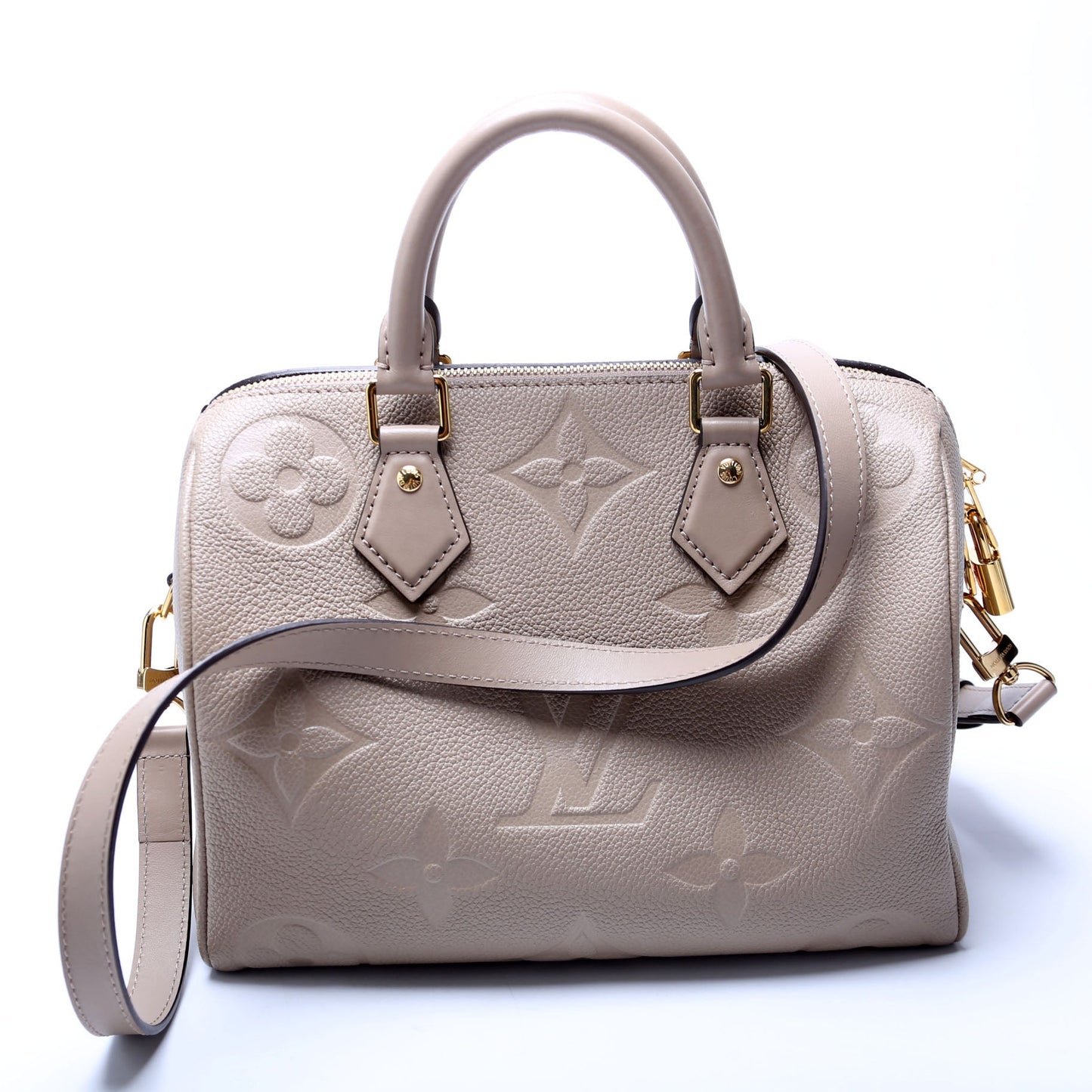 Louis Vuitton Speedy 25 Bandouliere Empreinte Tan