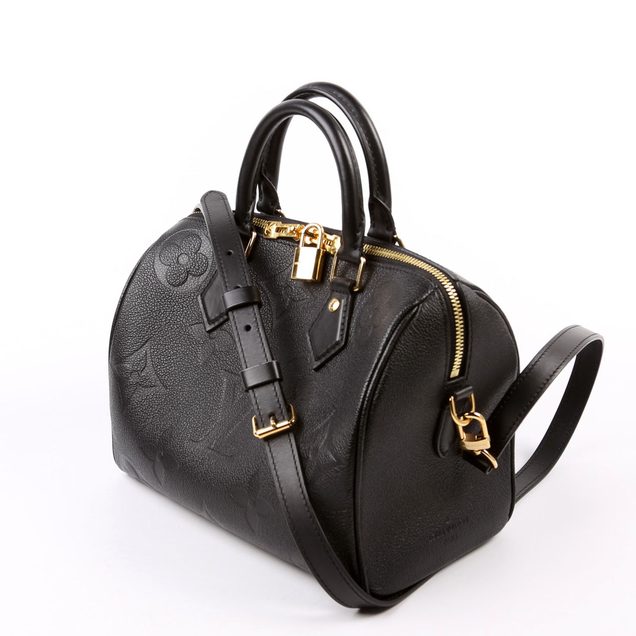 Louis Vuitton Speedy 25 Bandouliere Empreinte Black