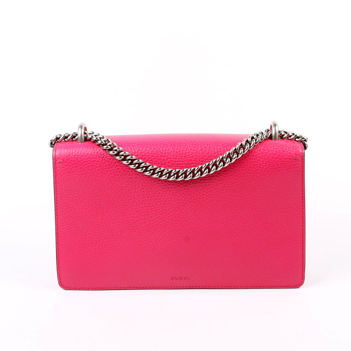Gucci 400249 Dionysus Leather Shoulder Small Pink Bag