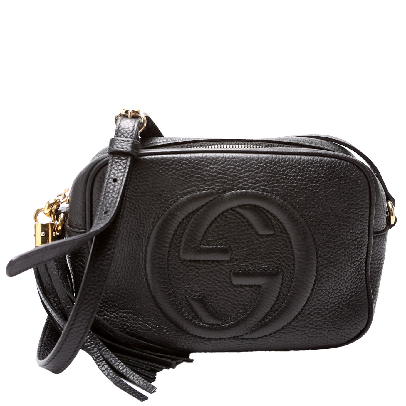 Gucci 308364 Soho Disco Crossbody Black Bag