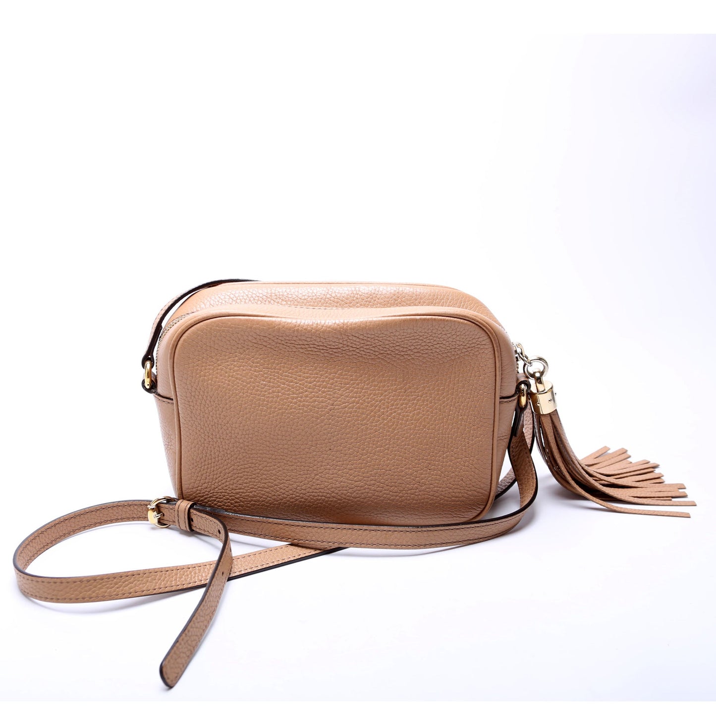 Gucci 308364 Soho Disco Crossbody Tan Bag