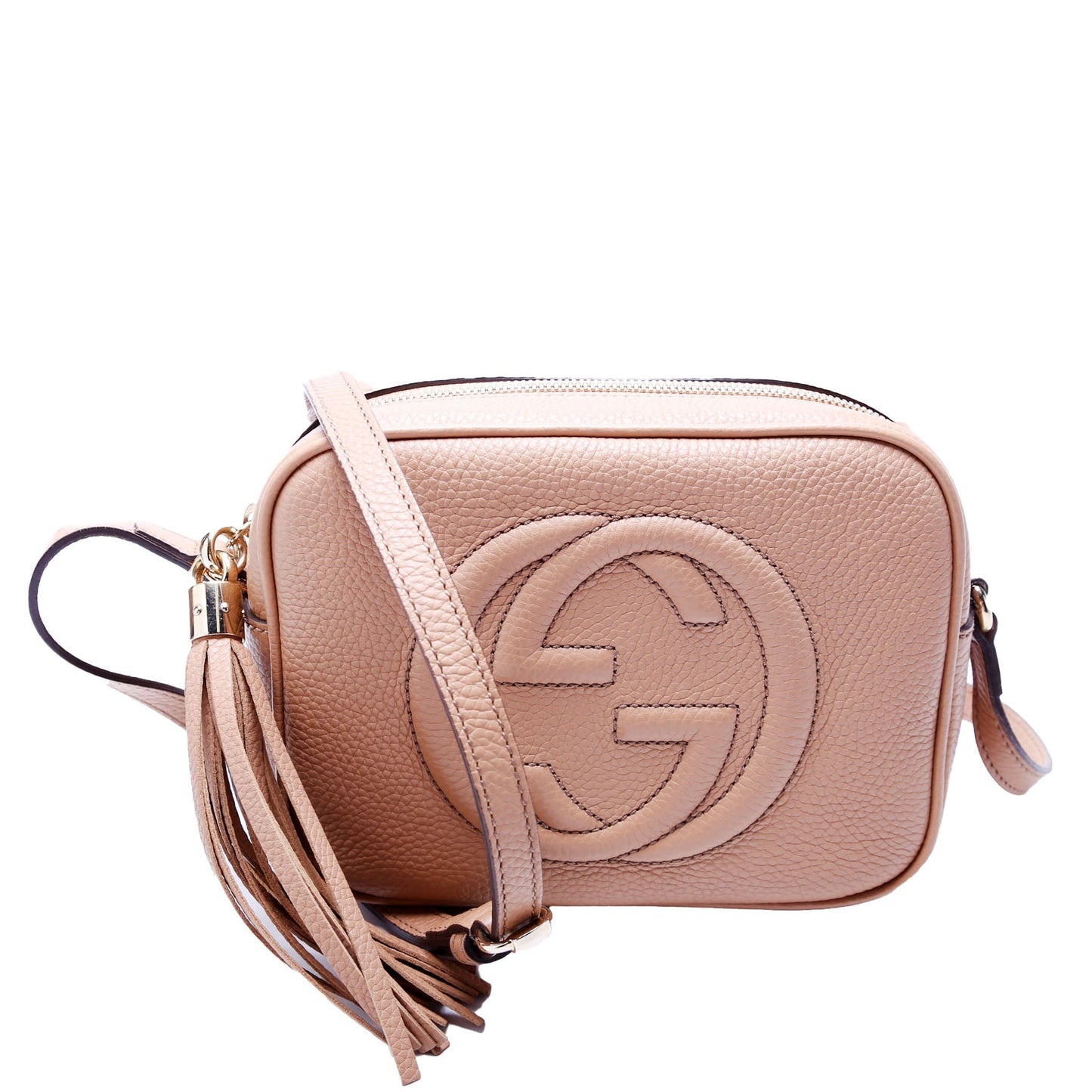 Gucci 308364 Soho Disco Crossbody Tan Bag