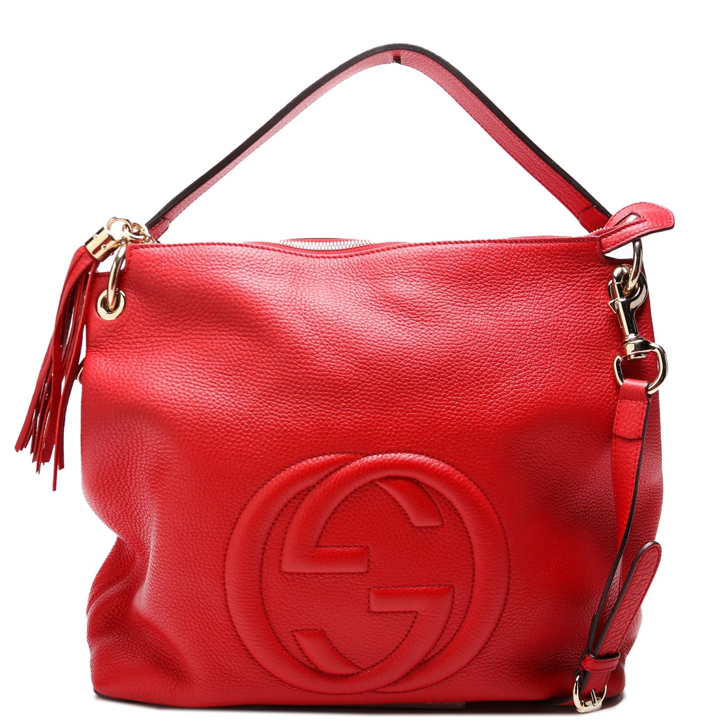 Gucci 408825 Soho Shoulder Red Bag