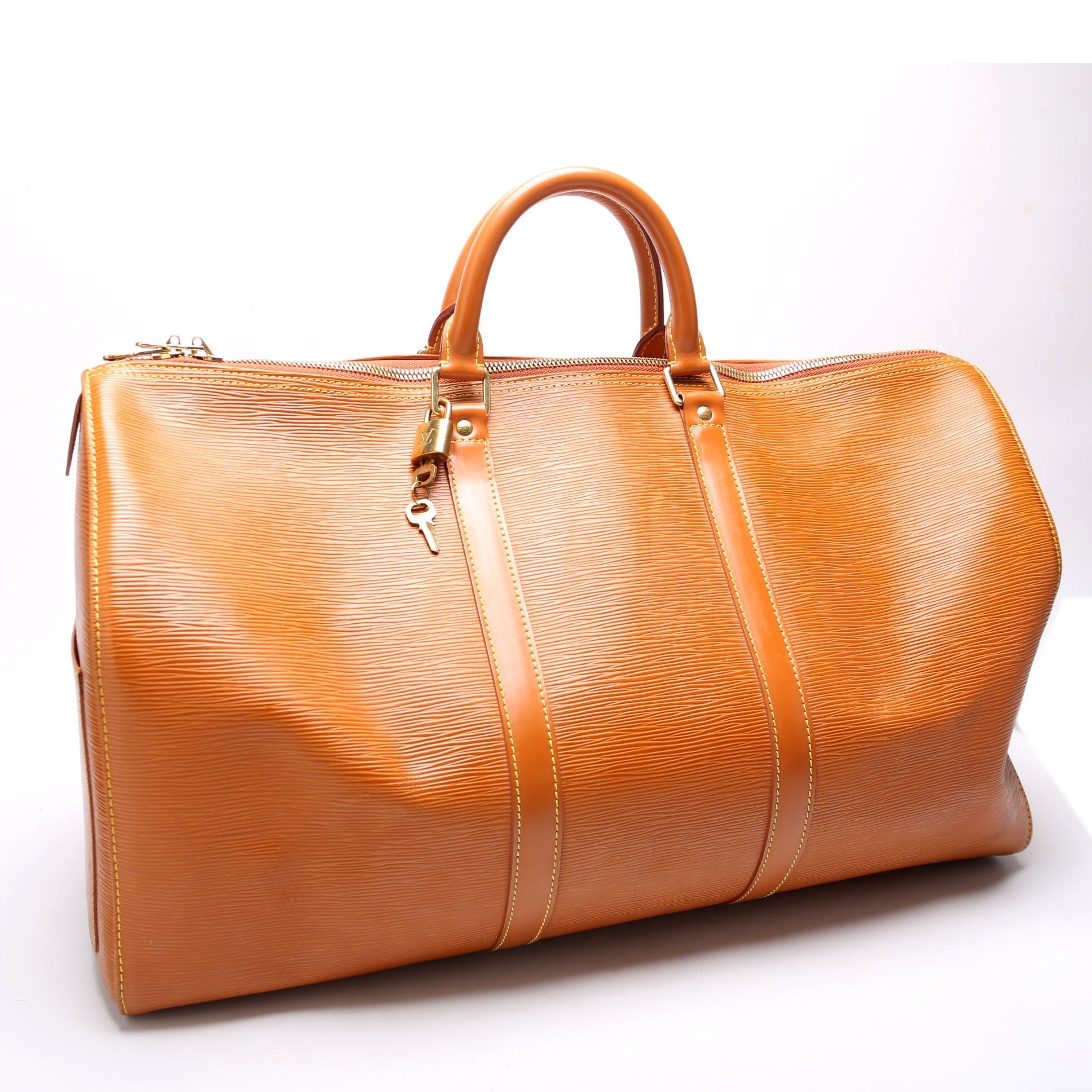 Louis Vuitton Keepall 50 Epi Cognac