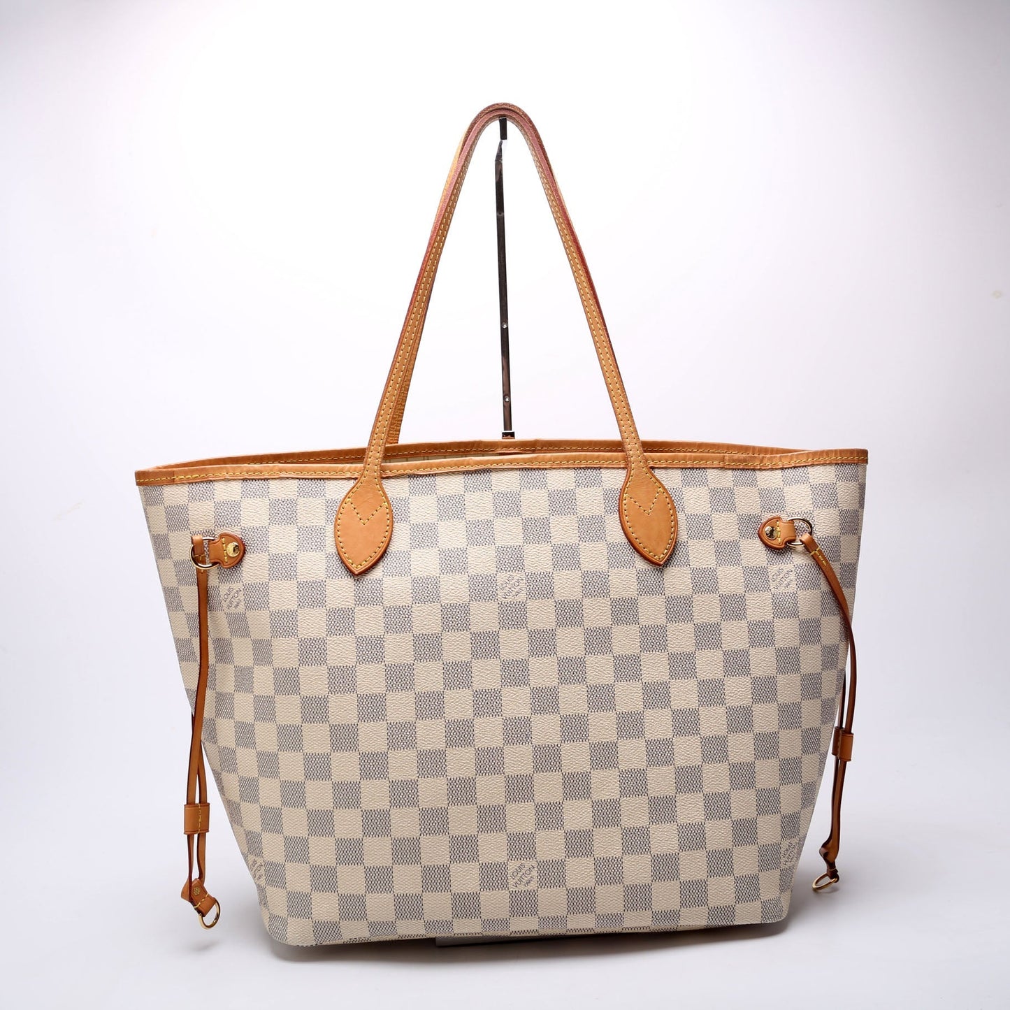 Louis Vuitton Neverfull MM W/ Wallet Damier Azur
