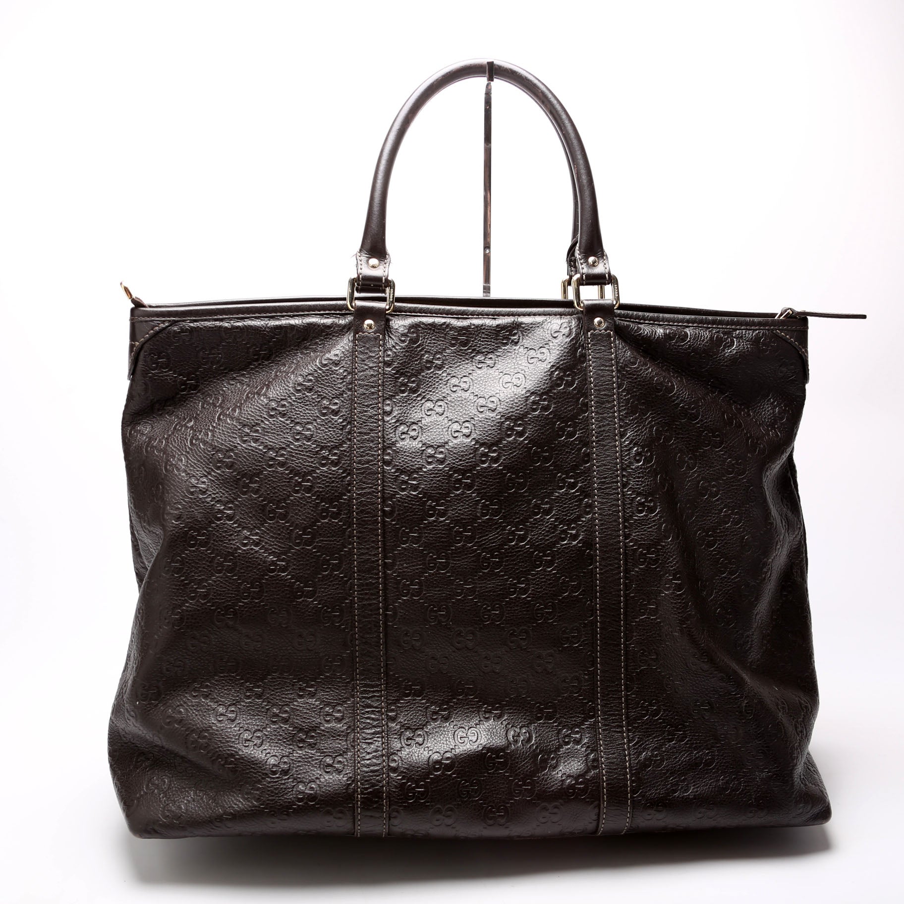 Gucci 201482 Large Tote Brown Bag