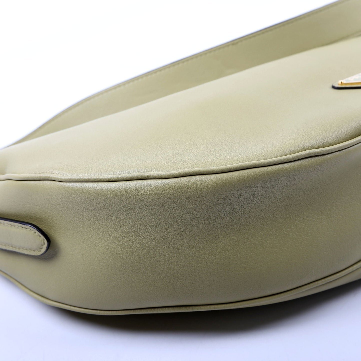 Prada 1BC255 Demi-Lune Calfskin Shoulder Large Bag