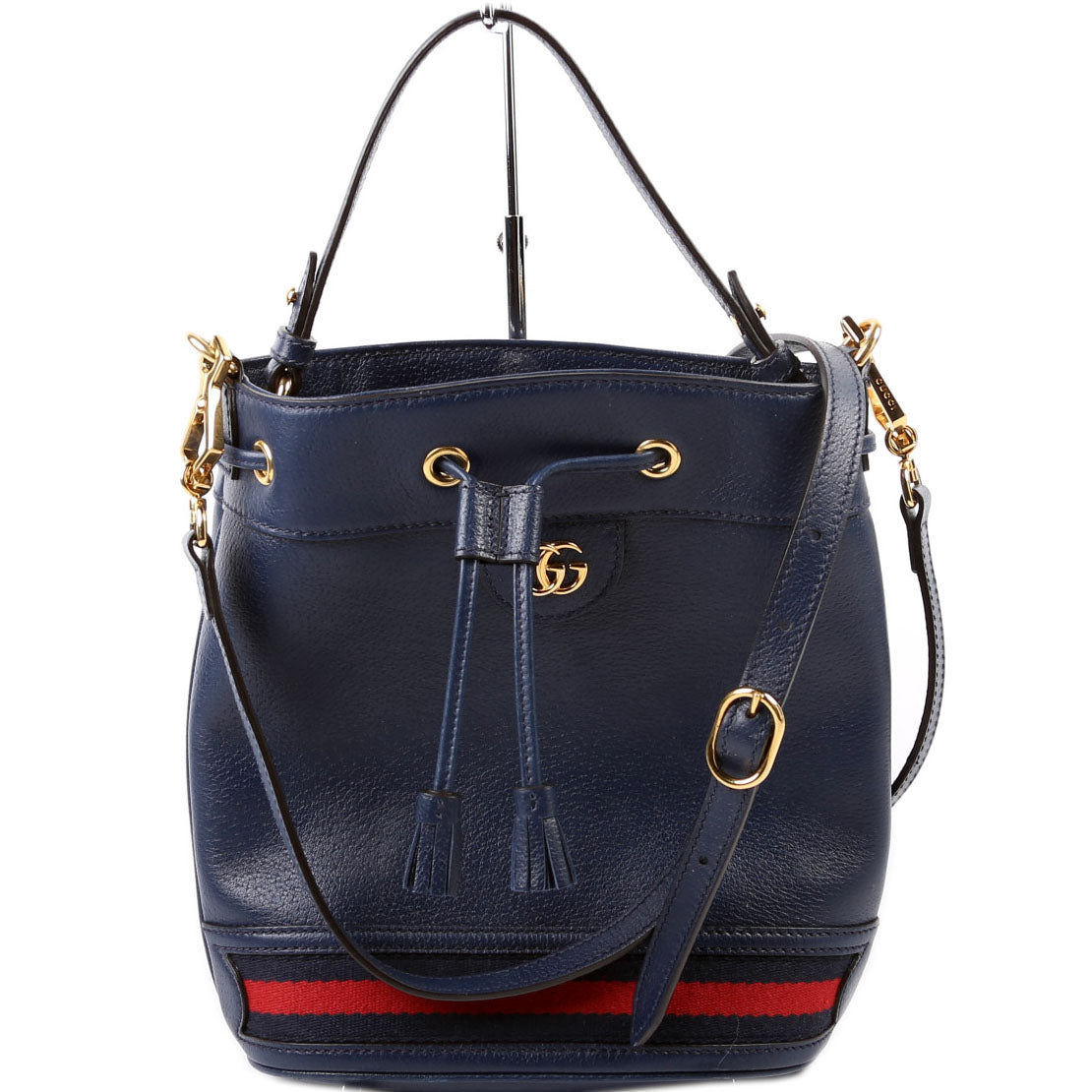 Gucci 610846 Ophidia Bucket Navy Bag