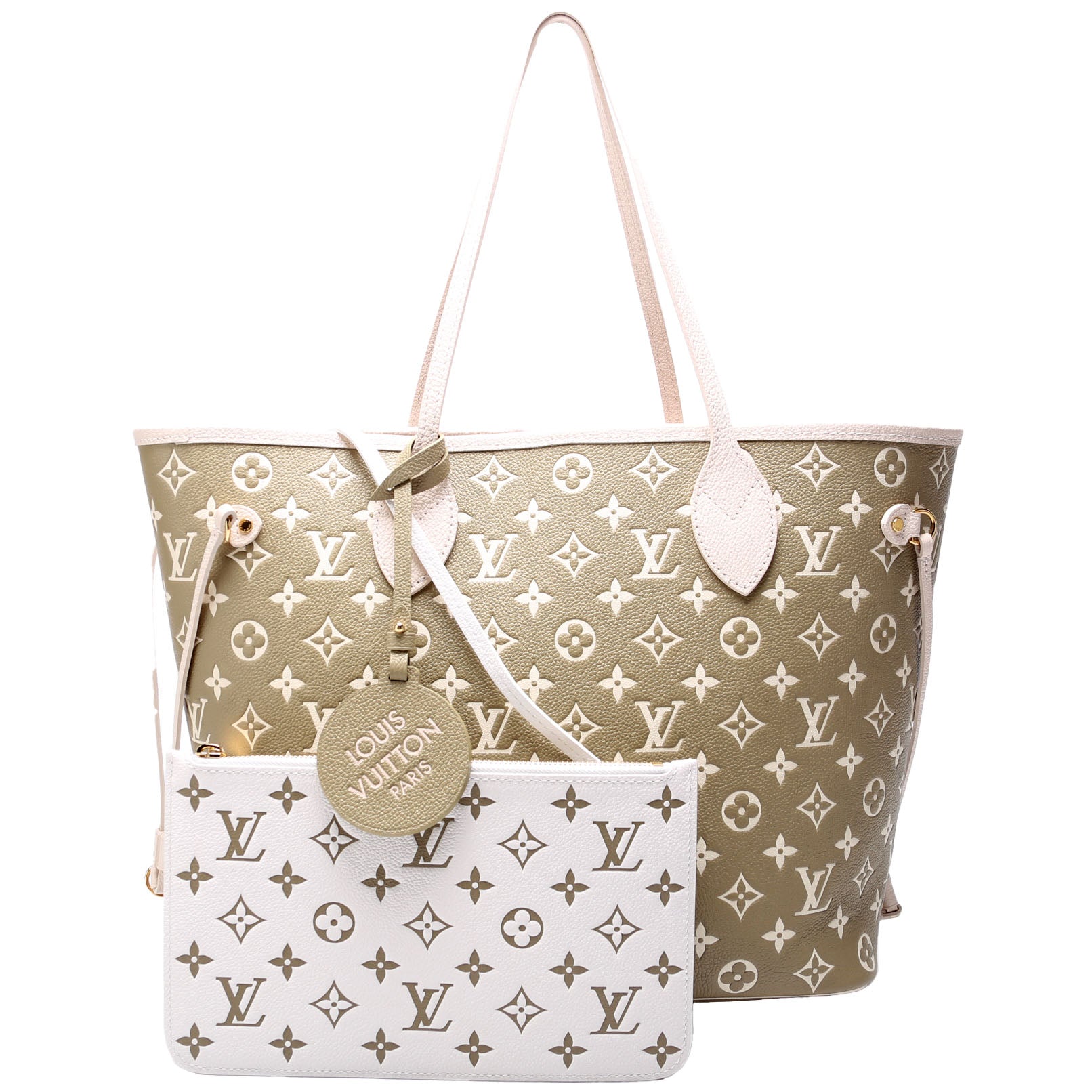 Louis Vuitton Neverfull W/Wallet Spring In The City Empreinte