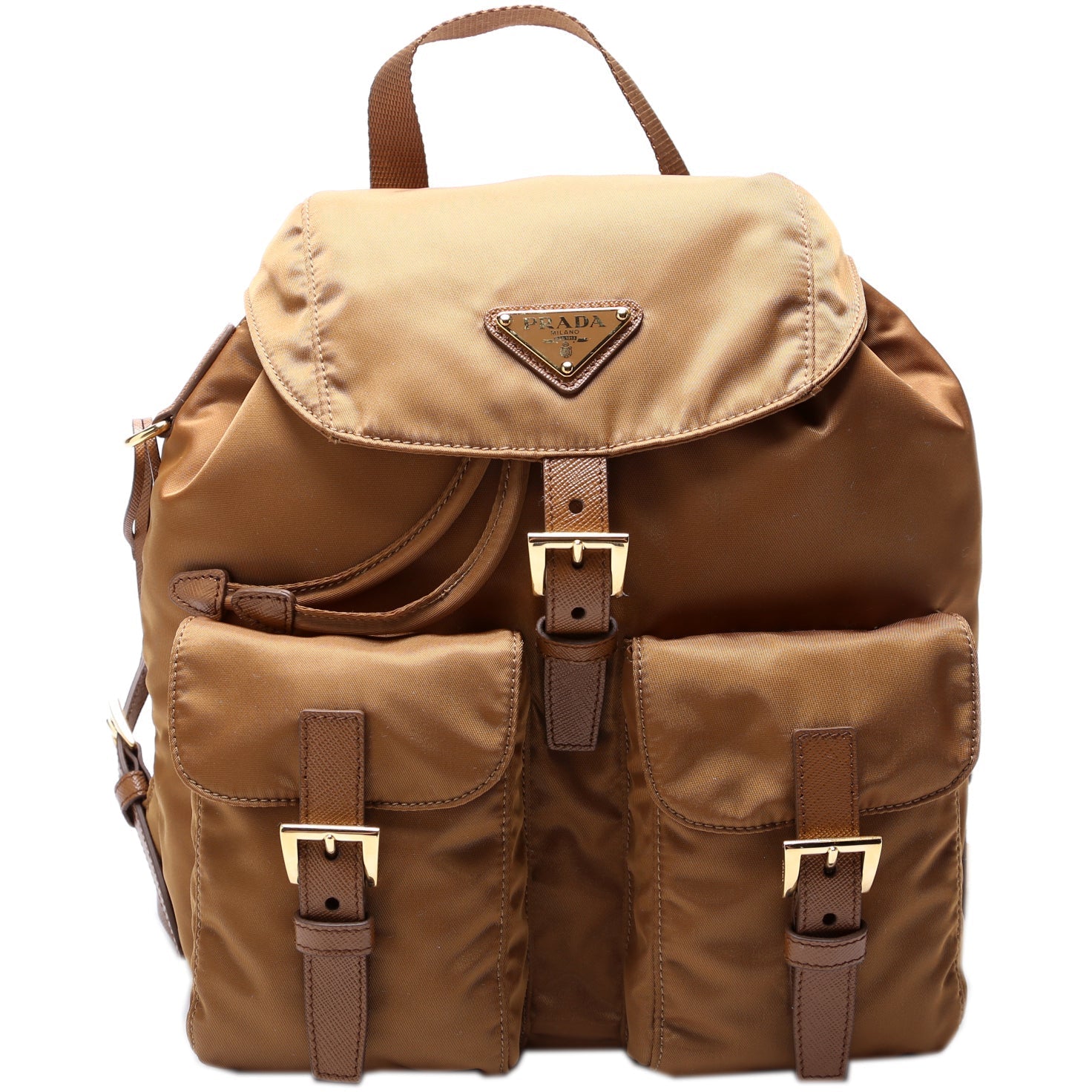 Prada 1BZ677 Re-Edition 1978 Re-Nylon Backpack Small Brown Bag