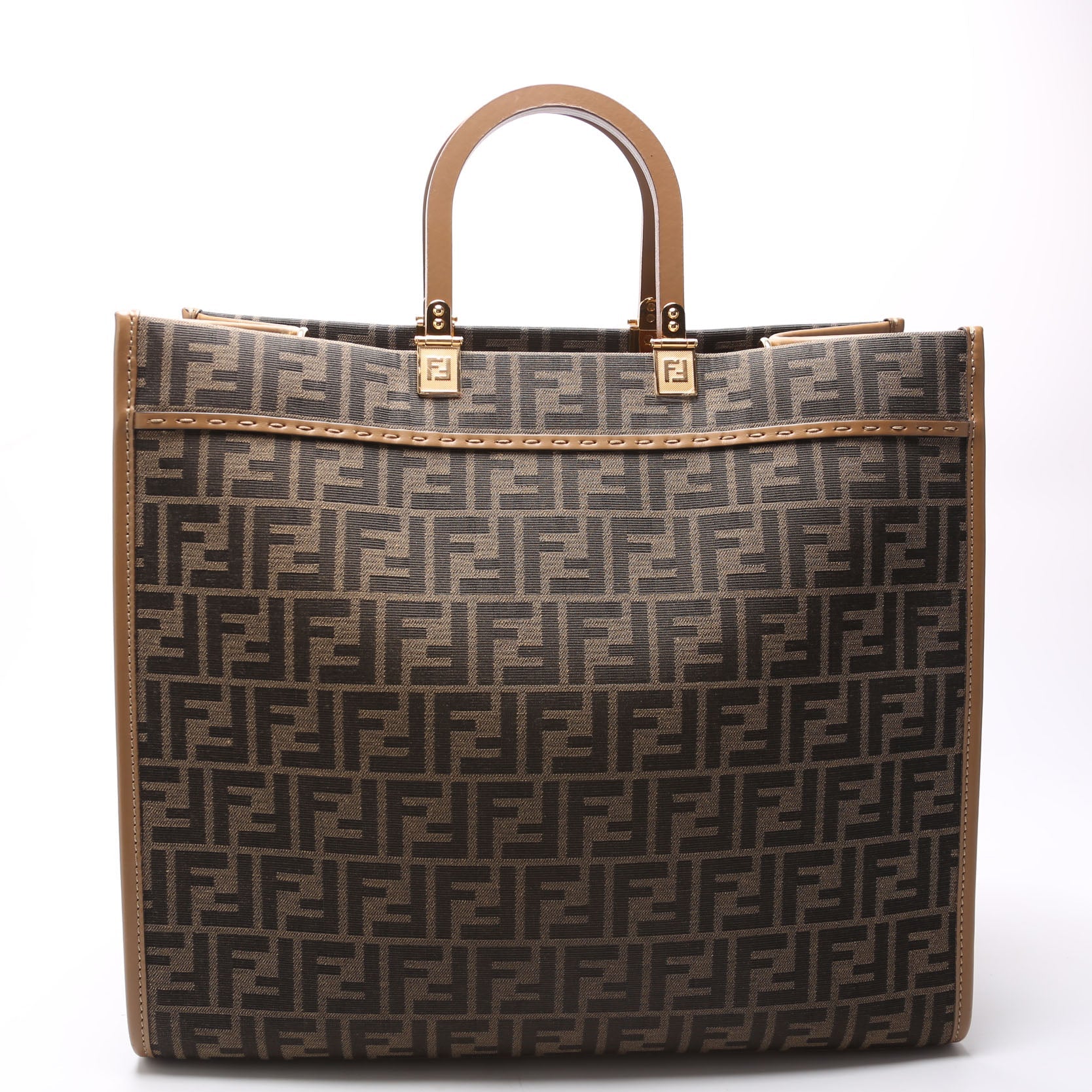 Fendi 8BH372 FF Jacquard Sunshine Shopper Large Bag