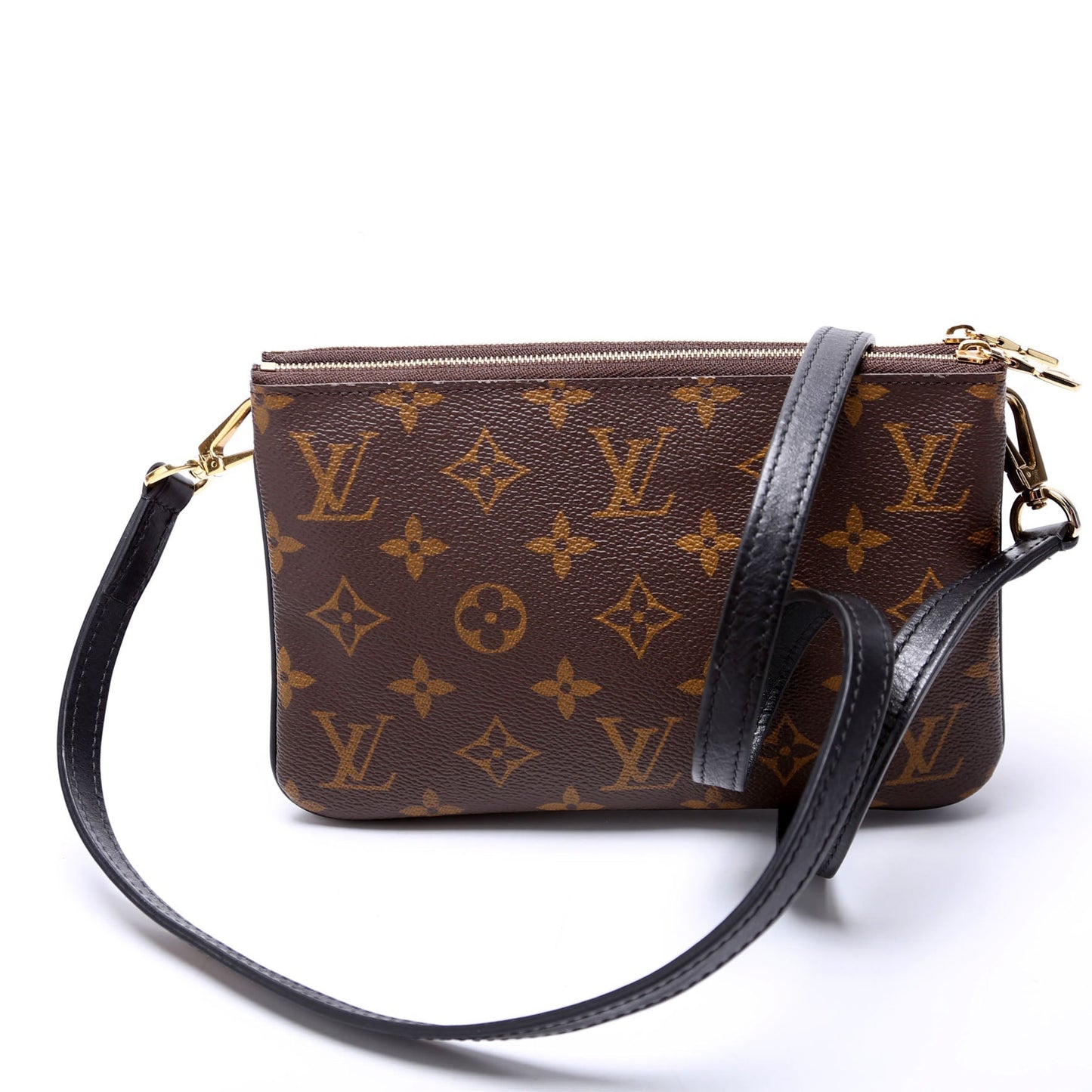 Louis Vuitton Double Zip Pochette Giant Reverse Monogram