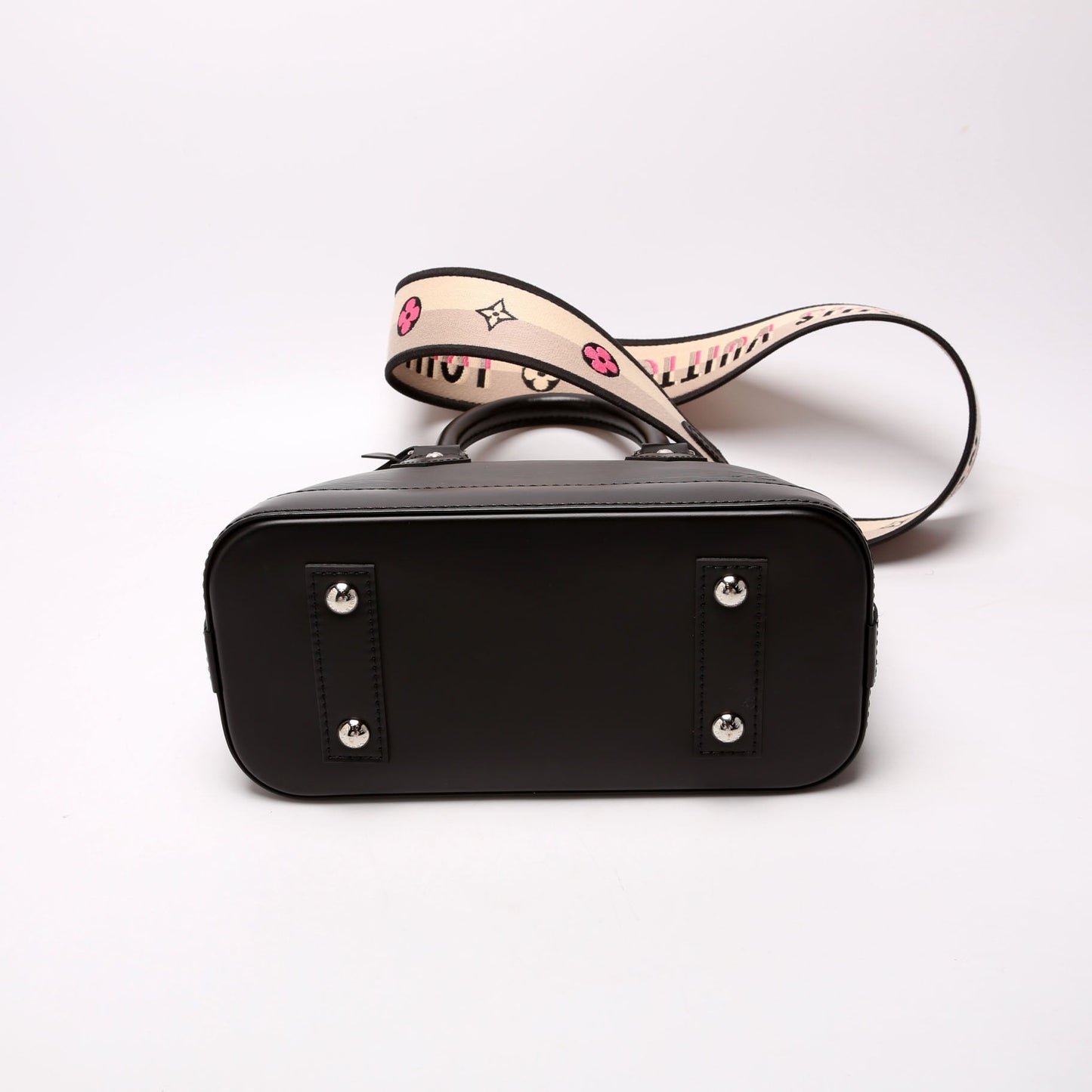 Louis Vuitton Alma BB Epi With Strap Black