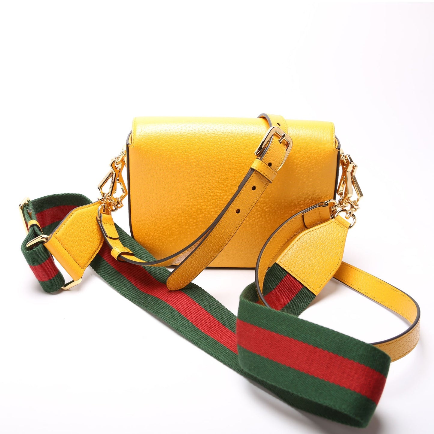 Gucci 658574 Adidas 1955 Horsebit Mini Yellow Bag