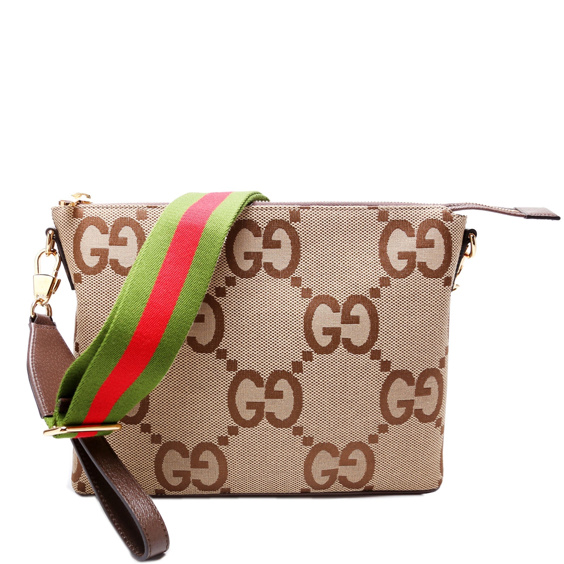 Gucci 699130 Jumbo GG Messenger Brown Bag