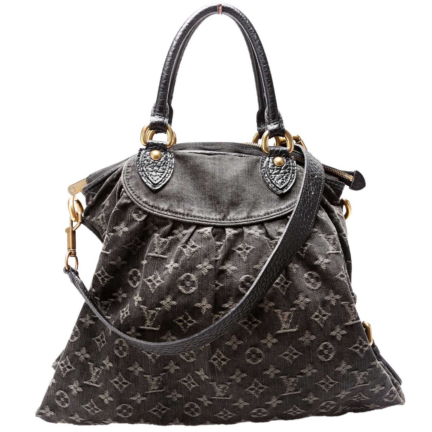 Louis Vuitton Neo Cabby MM Denim Black