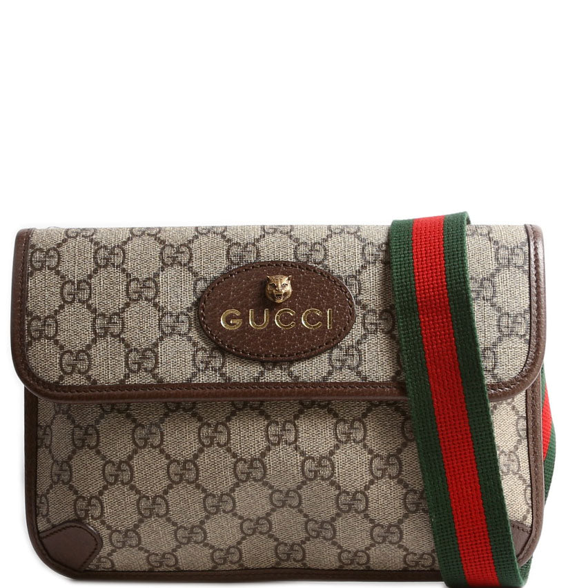Gucci 493930 GG Supreme Neo Web Belt Bag