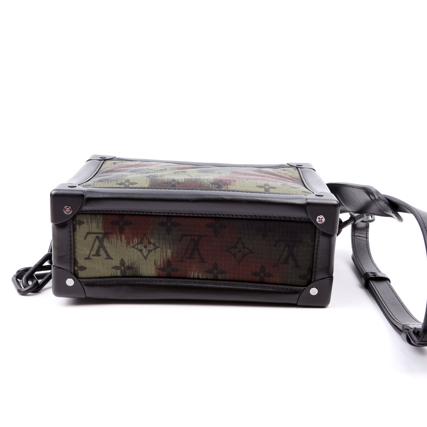 Louis Vuitton Soft Trunk Nylon Camouflage Monogram Green/Black