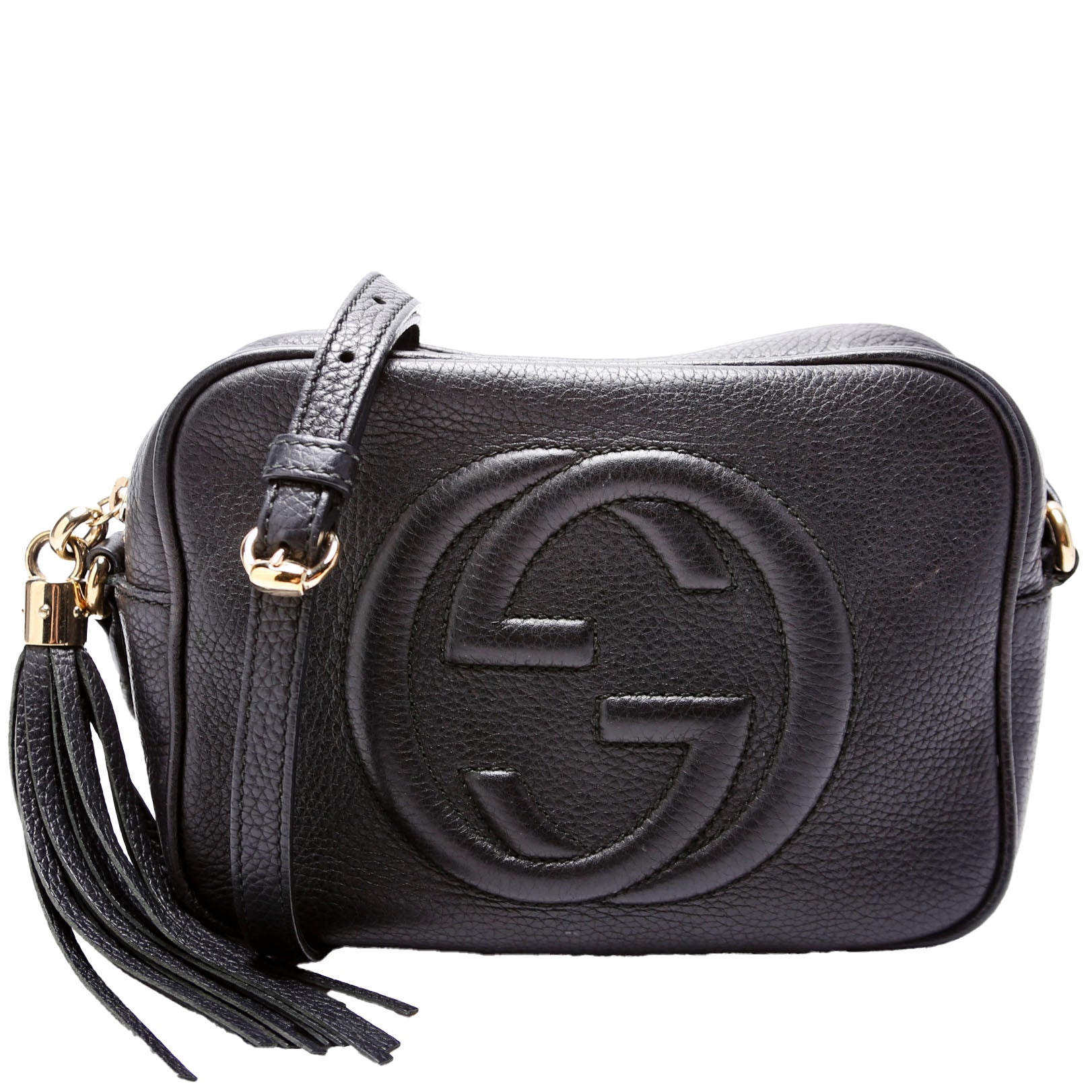 Gucci 308364 Soho Disco Crossbody Black Bag