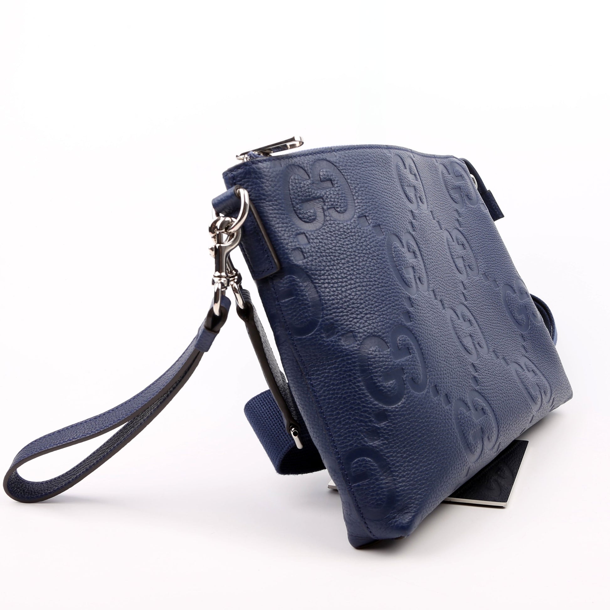 Gucci 696009 Jumbo GG Messenger Blue Bag