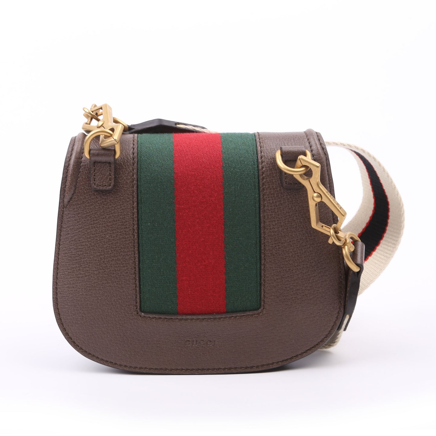 Gucci 500756 Jeweled Heart Totem Brown Bag