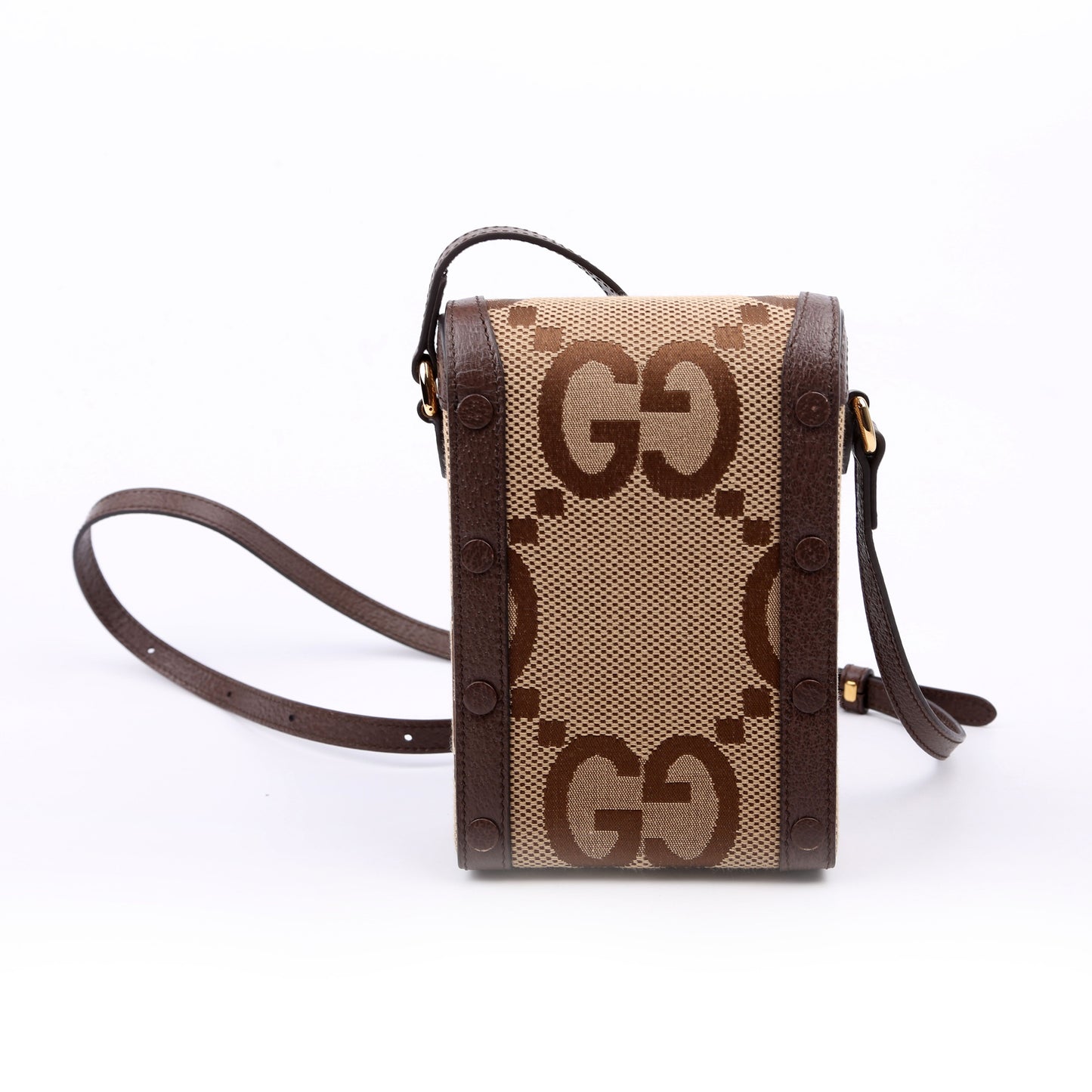 Gucci 625615 Horsebit 1955 Jumbo GG Canvas Mini Bag