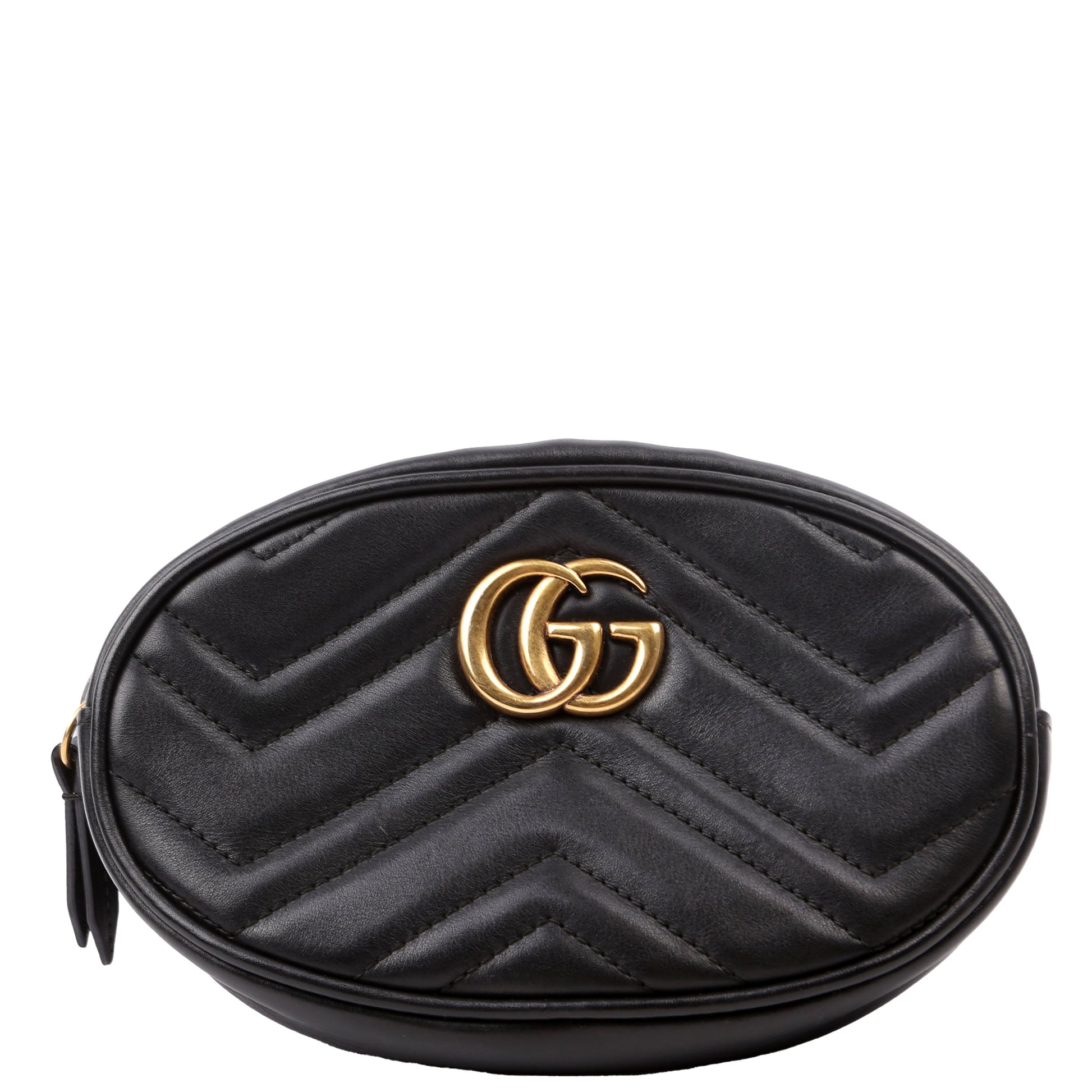 Gucci 476434 Marmont Belt Black Size 75 Bag