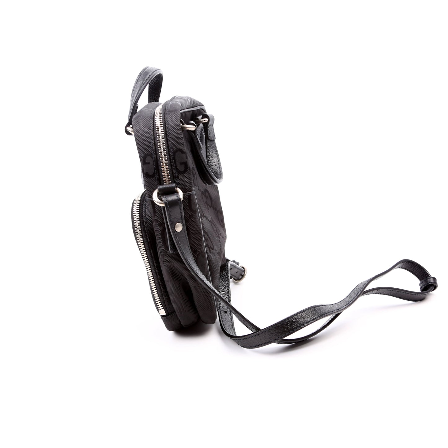 Gucci 625850 GG Nylon Off the Grid Shoulder Black Bag