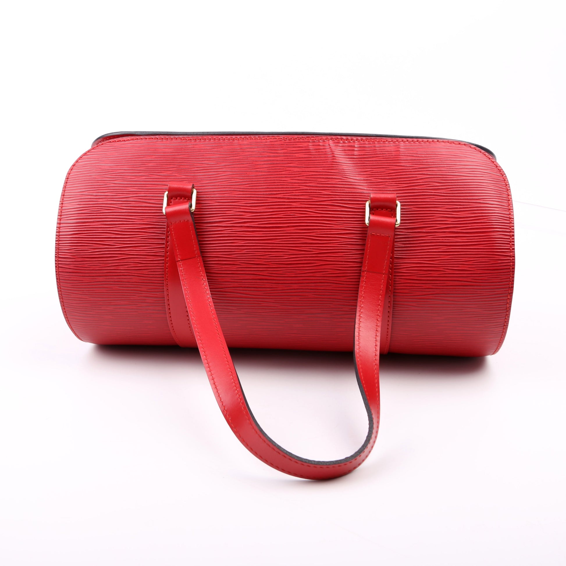 Louis Vuitton Soufflot With Pouch Epi Red