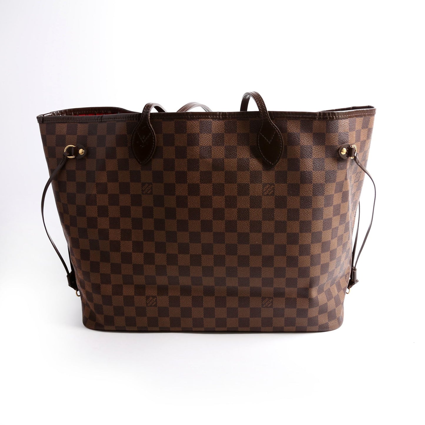 Luxury Women's Tote Bag | Louis Vuitton Neverfull GM Damier Ebene Red