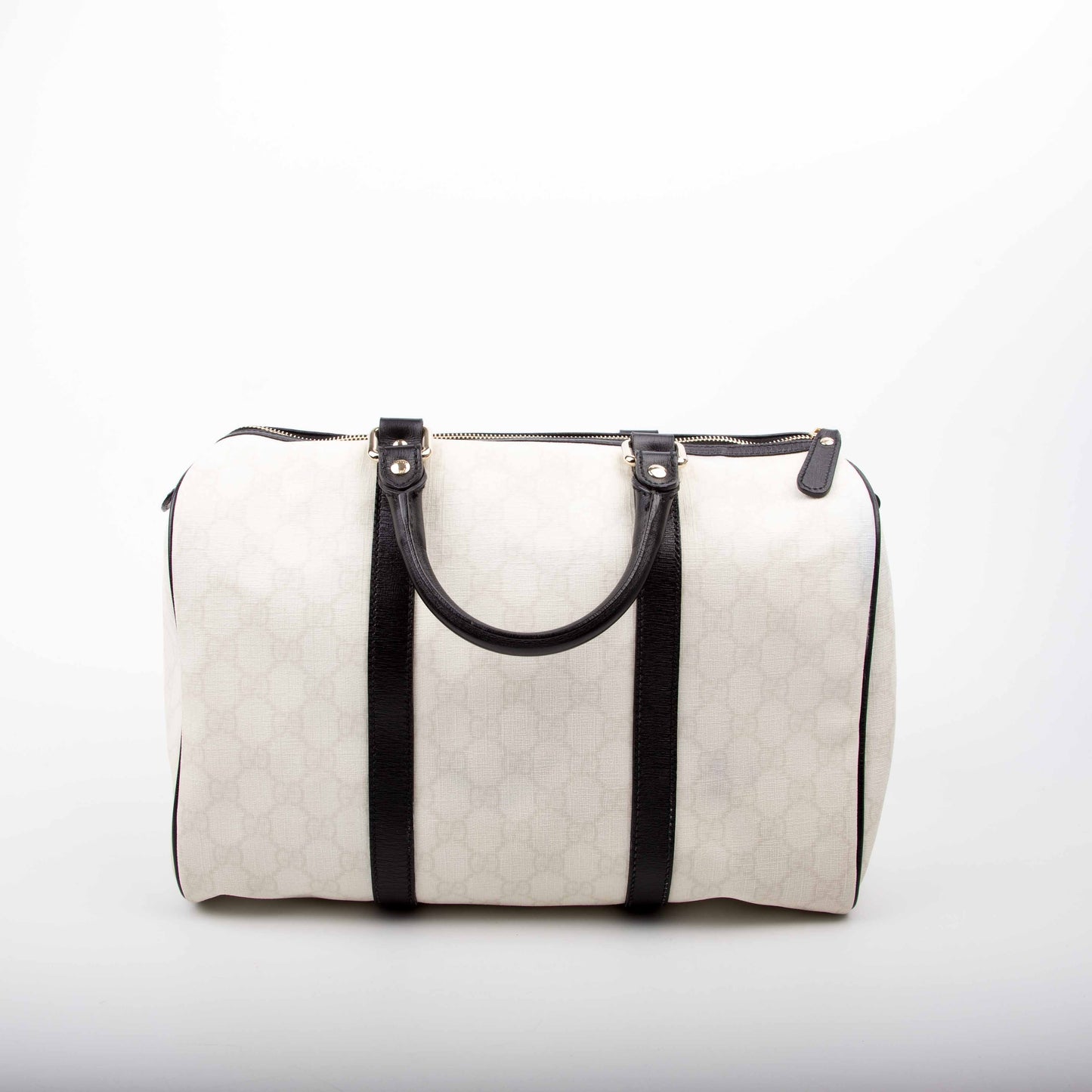 Gucci 193603 Joy Boston White/Black Bag