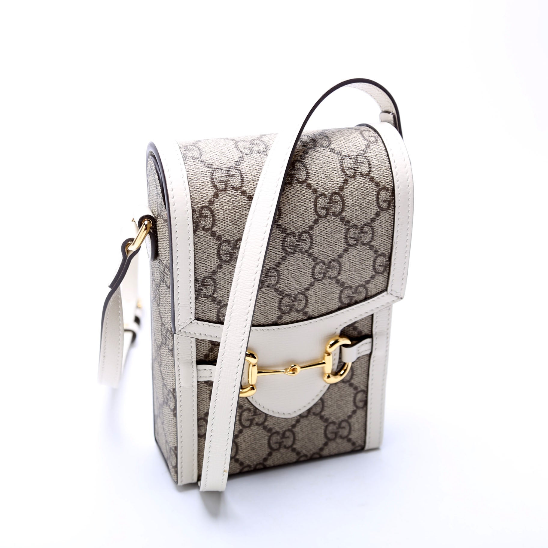 Gucci 625615 Horsebit 1955 GG Supreme Mini Bag