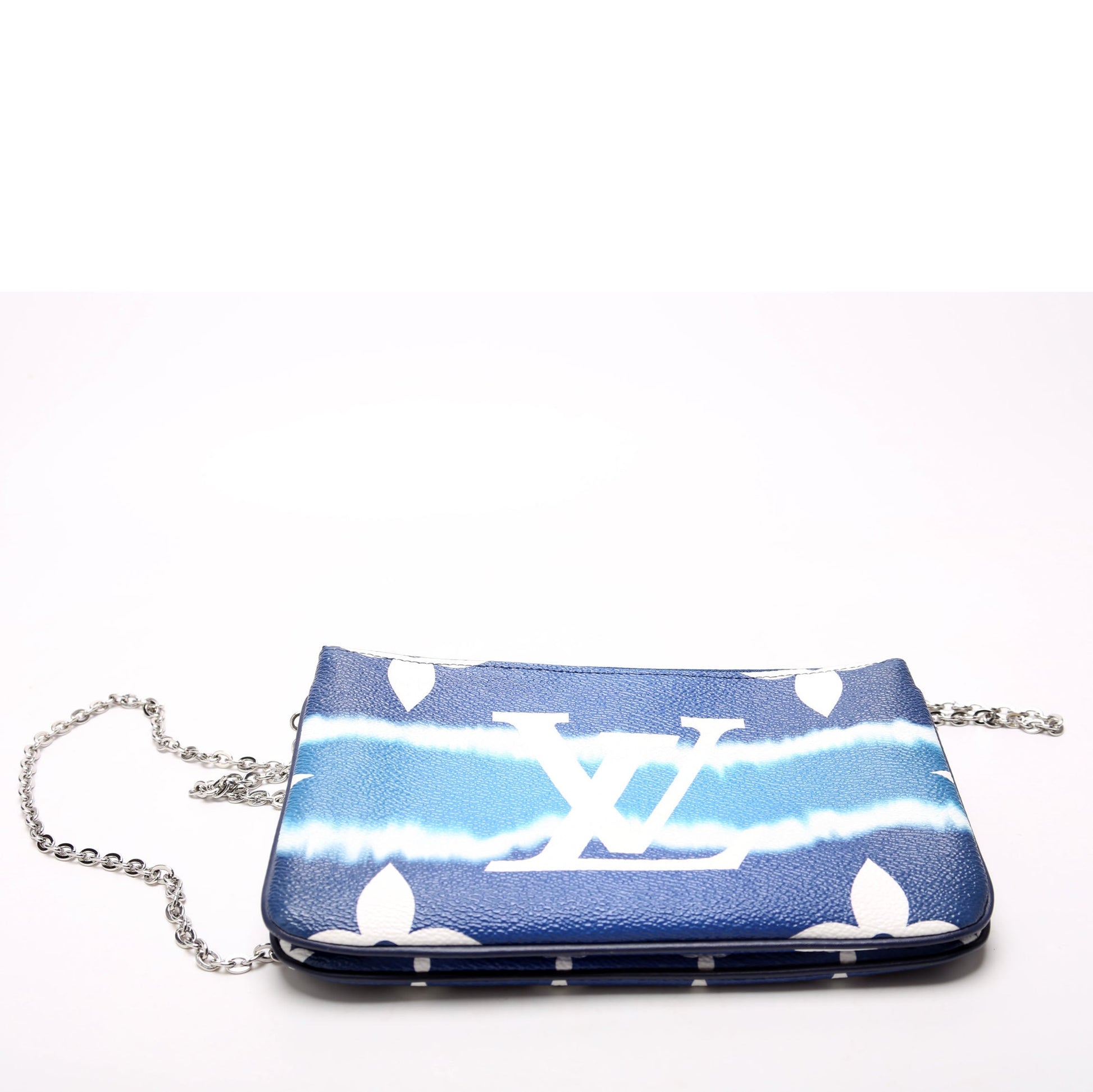 Louis Vuitton Double Zip Pochette Escale Blue