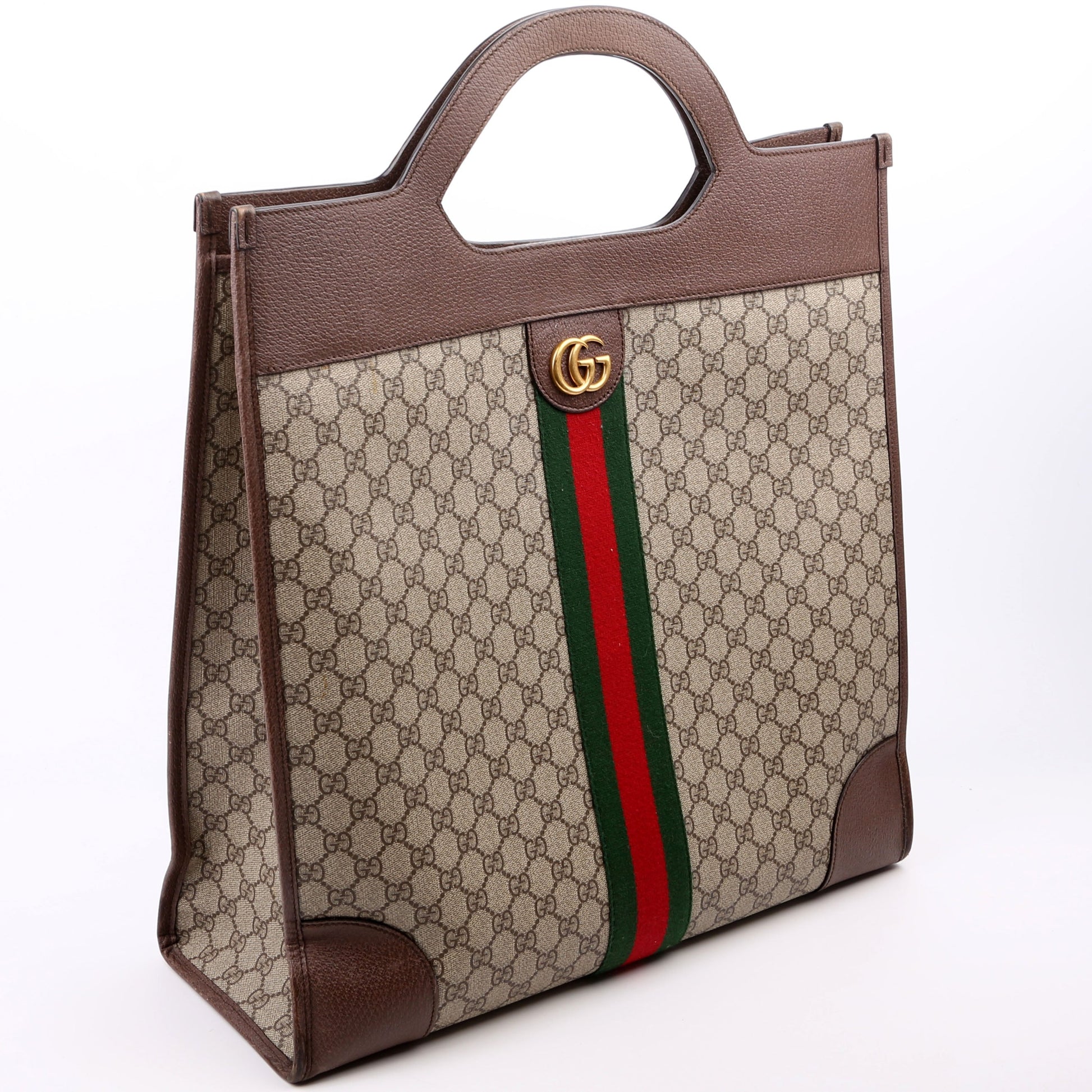 Gucci 547945 GG Ophidia Medium Top Handle Tote Bag